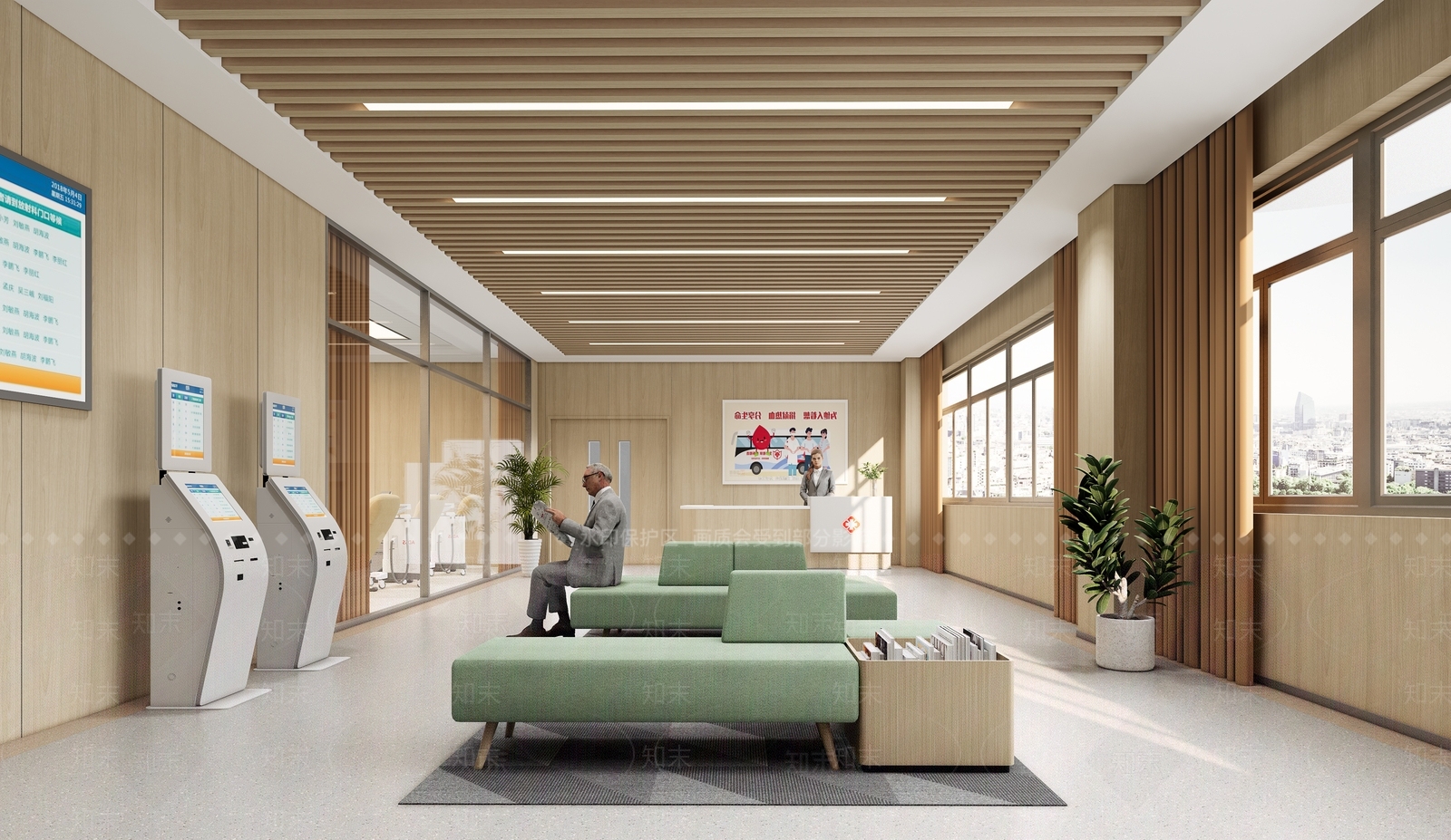 现代候诊区SU模型下载【ID:1131542525】