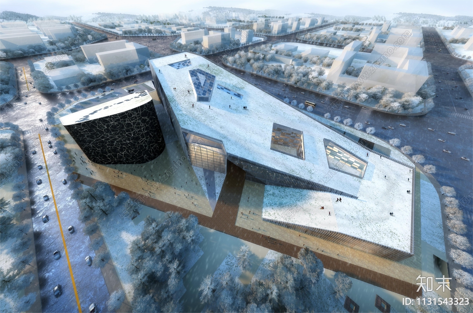 省级文化场馆效果图施工图下载【ID:1131543323】