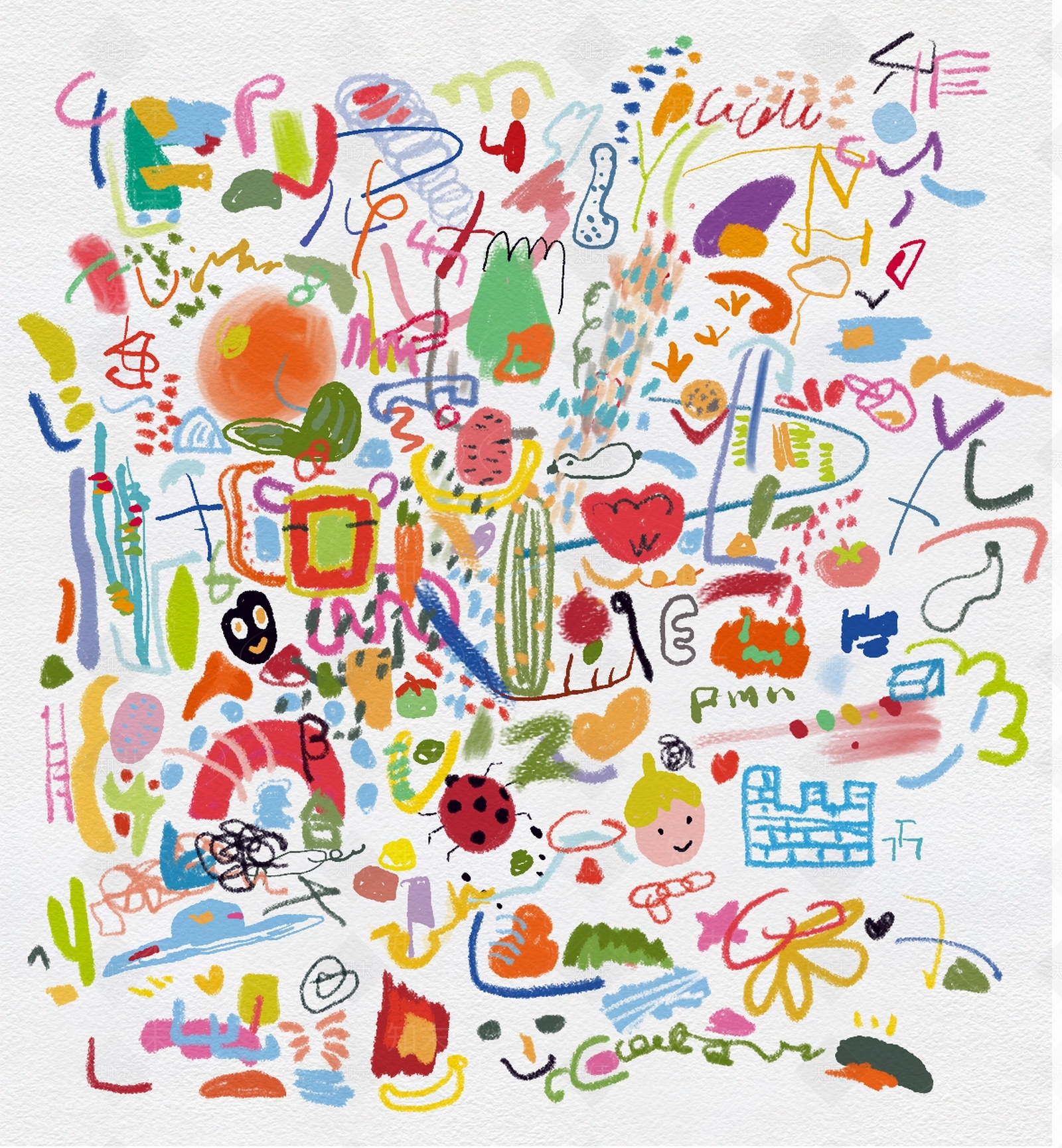 儿童糖果风绘画贴图下载【ID:1131546619】