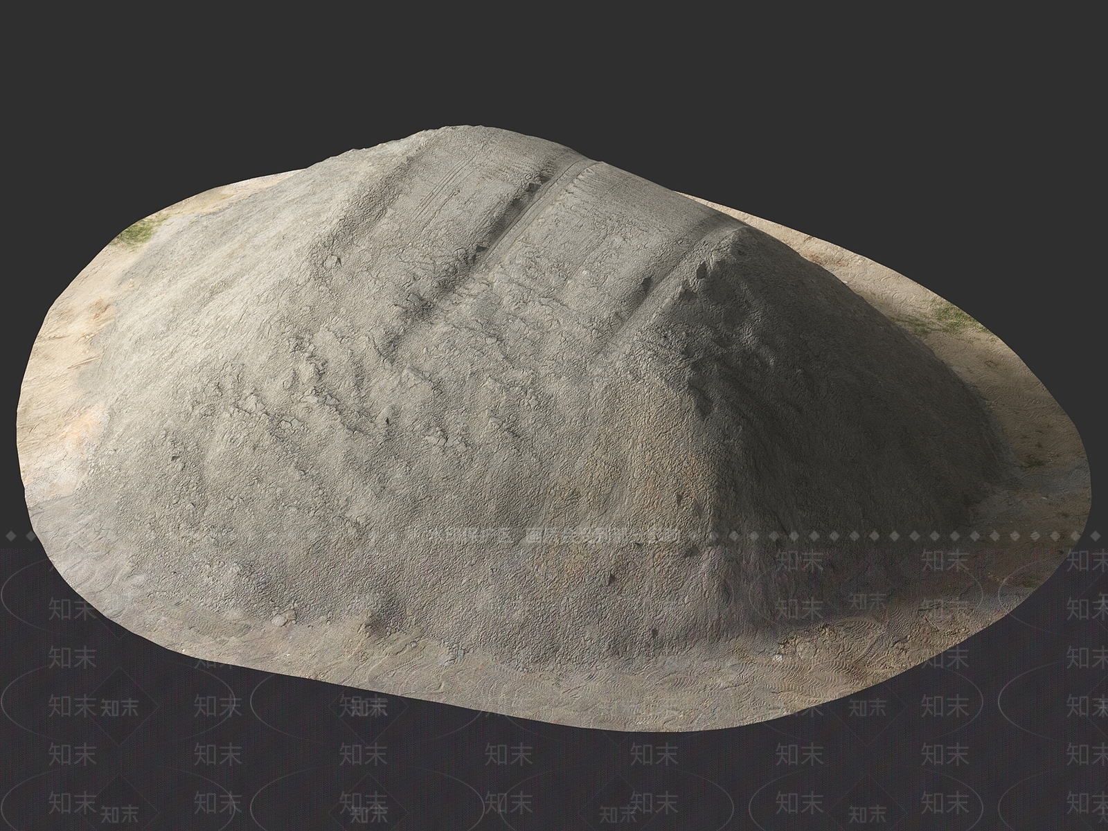 现代沙子堆3D模型下载【ID:1131550824】