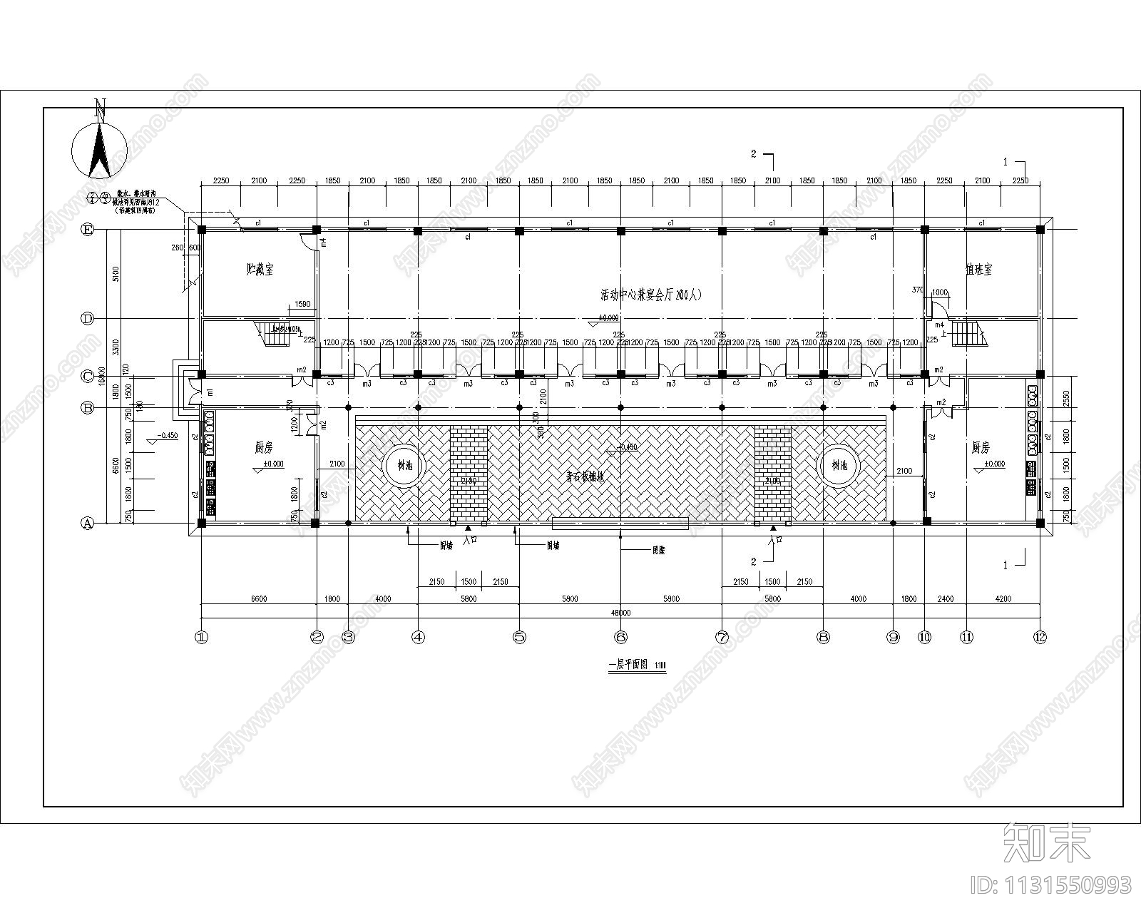 古建筑cad施工图下载【ID:1131550993】