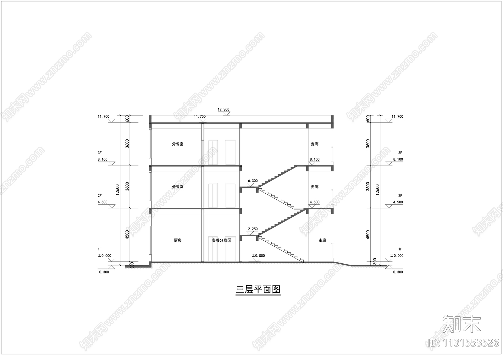 托儿所平面图施工图下载【ID:1131553526】