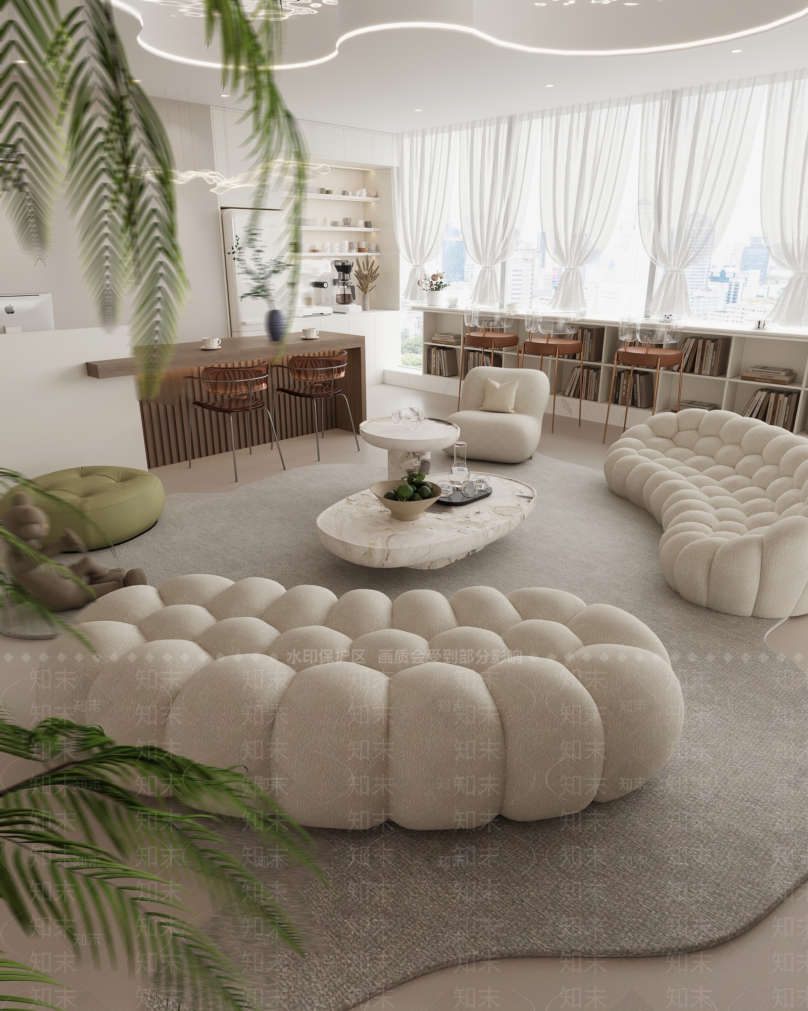 现代茶水间3D模型下载【ID:1131575340】
