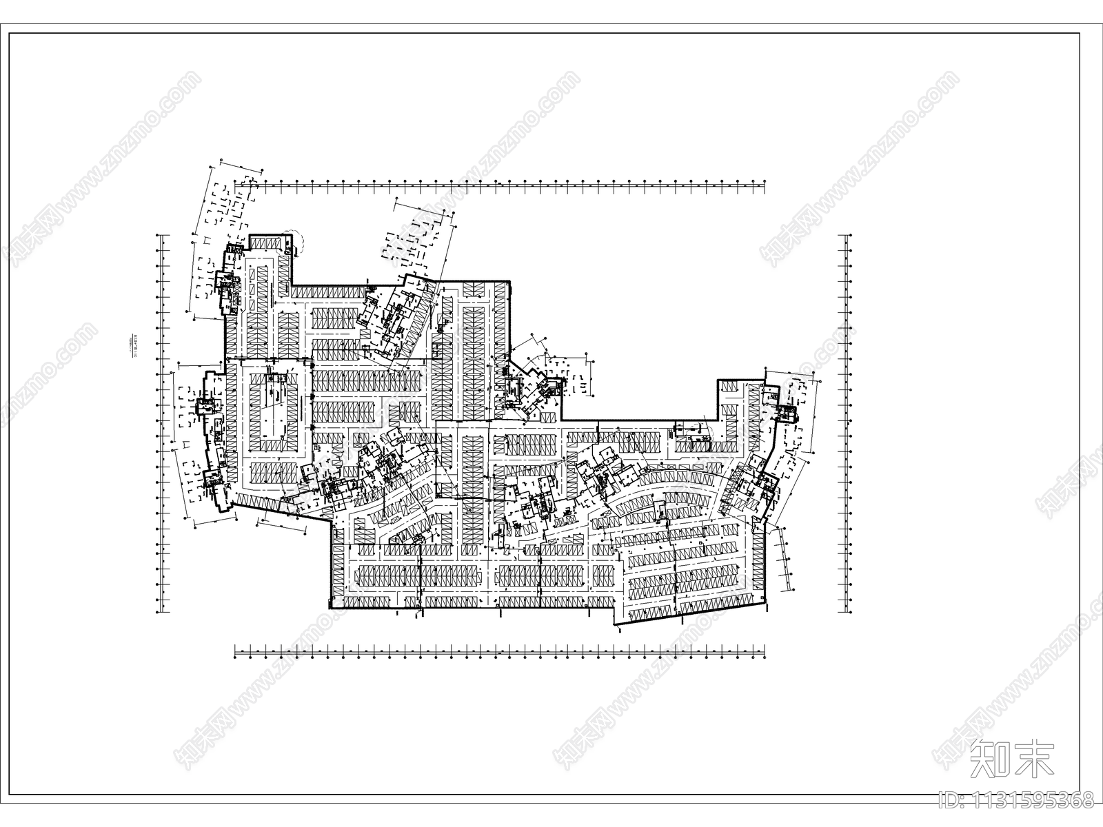 重庆医科大学附属第二医院建筑cad施工图下载【ID:1131595368】