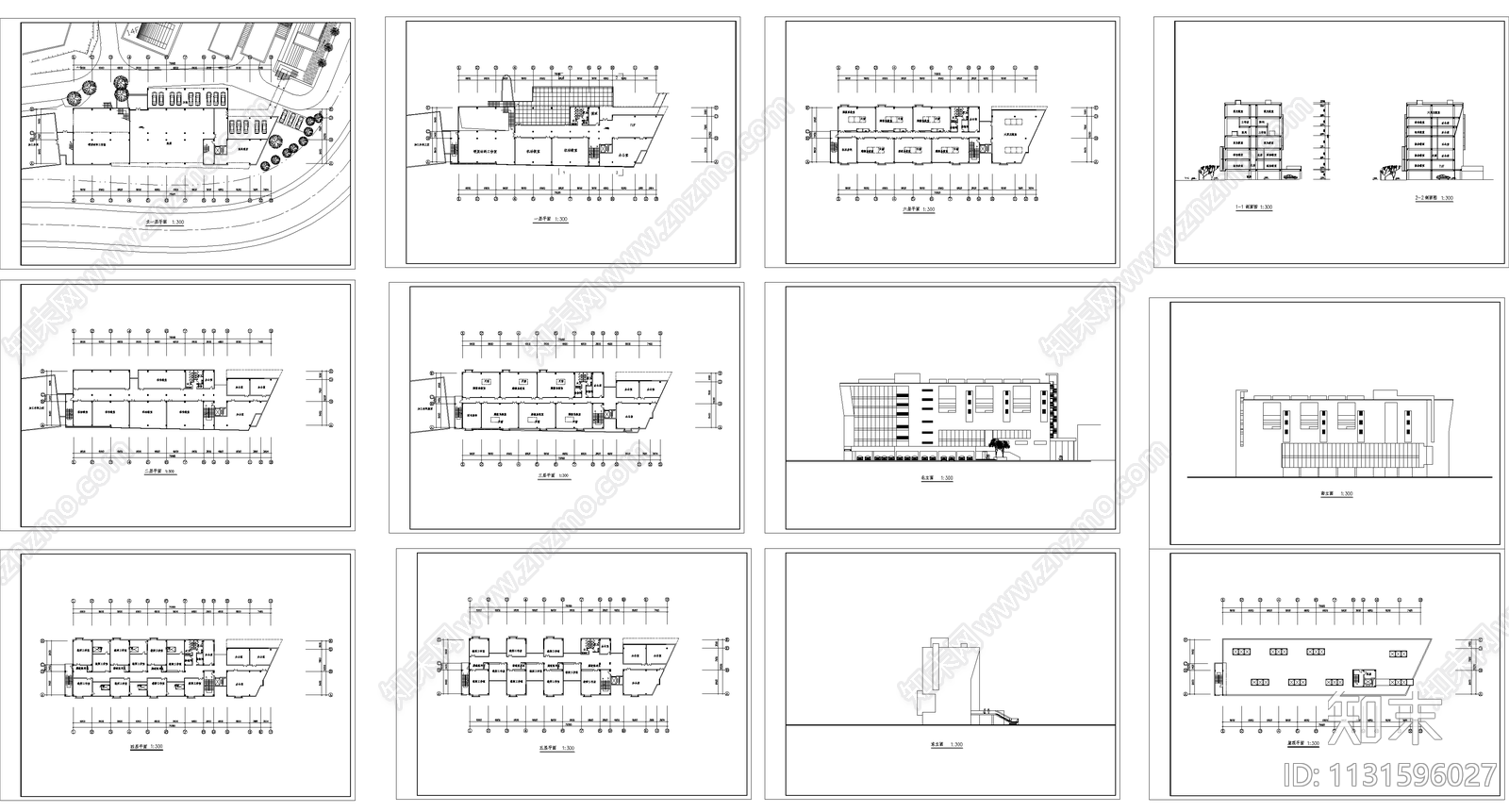 美术馆建筑施工图下载【ID:1131596027】