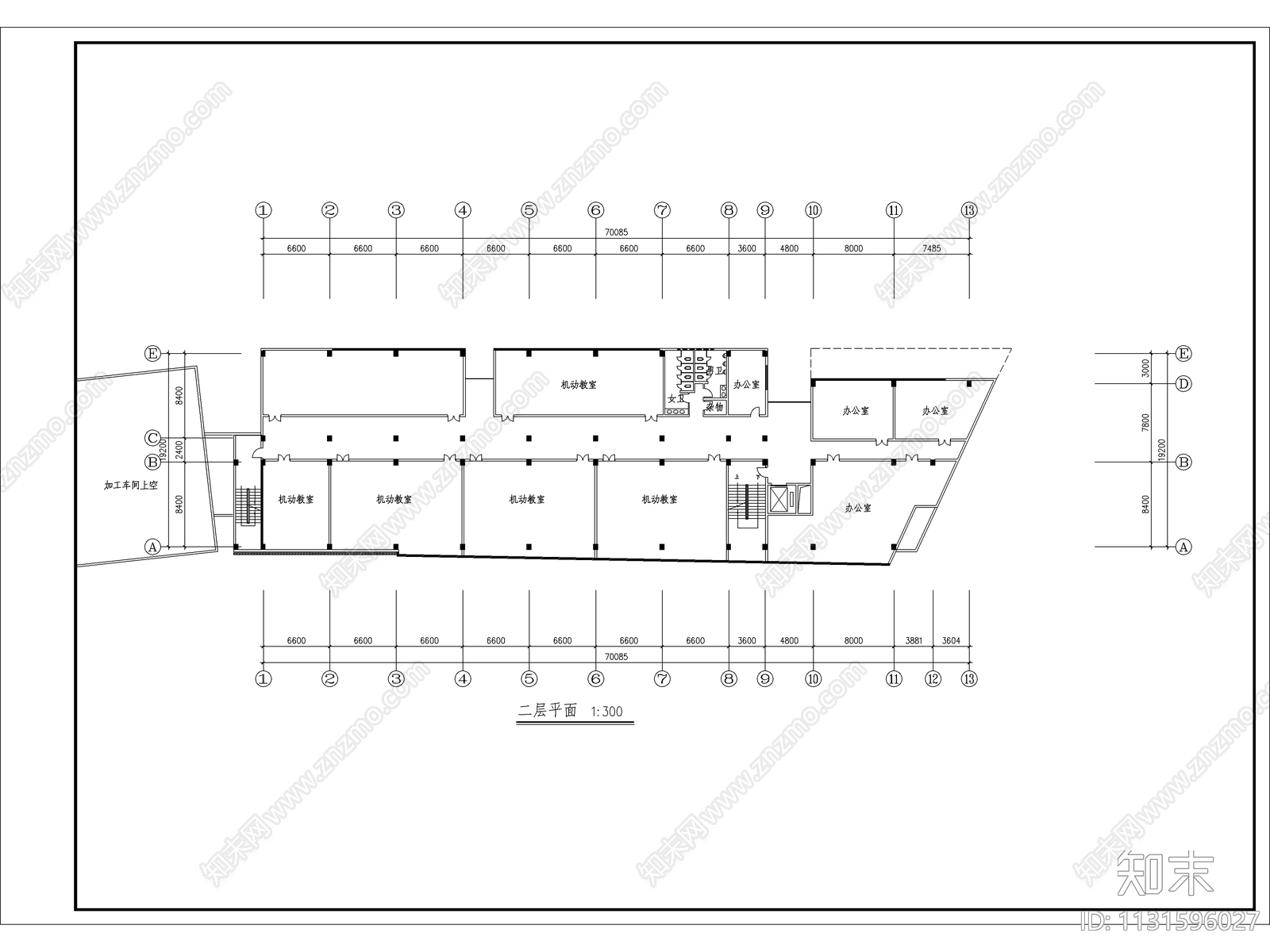 美术馆建筑施工图下载【ID:1131596027】