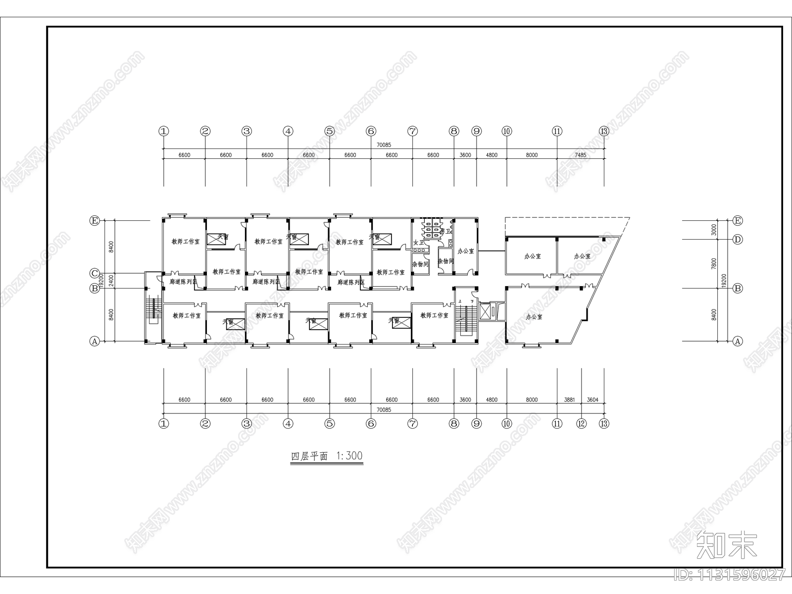 美术馆建筑施工图下载【ID:1131596027】