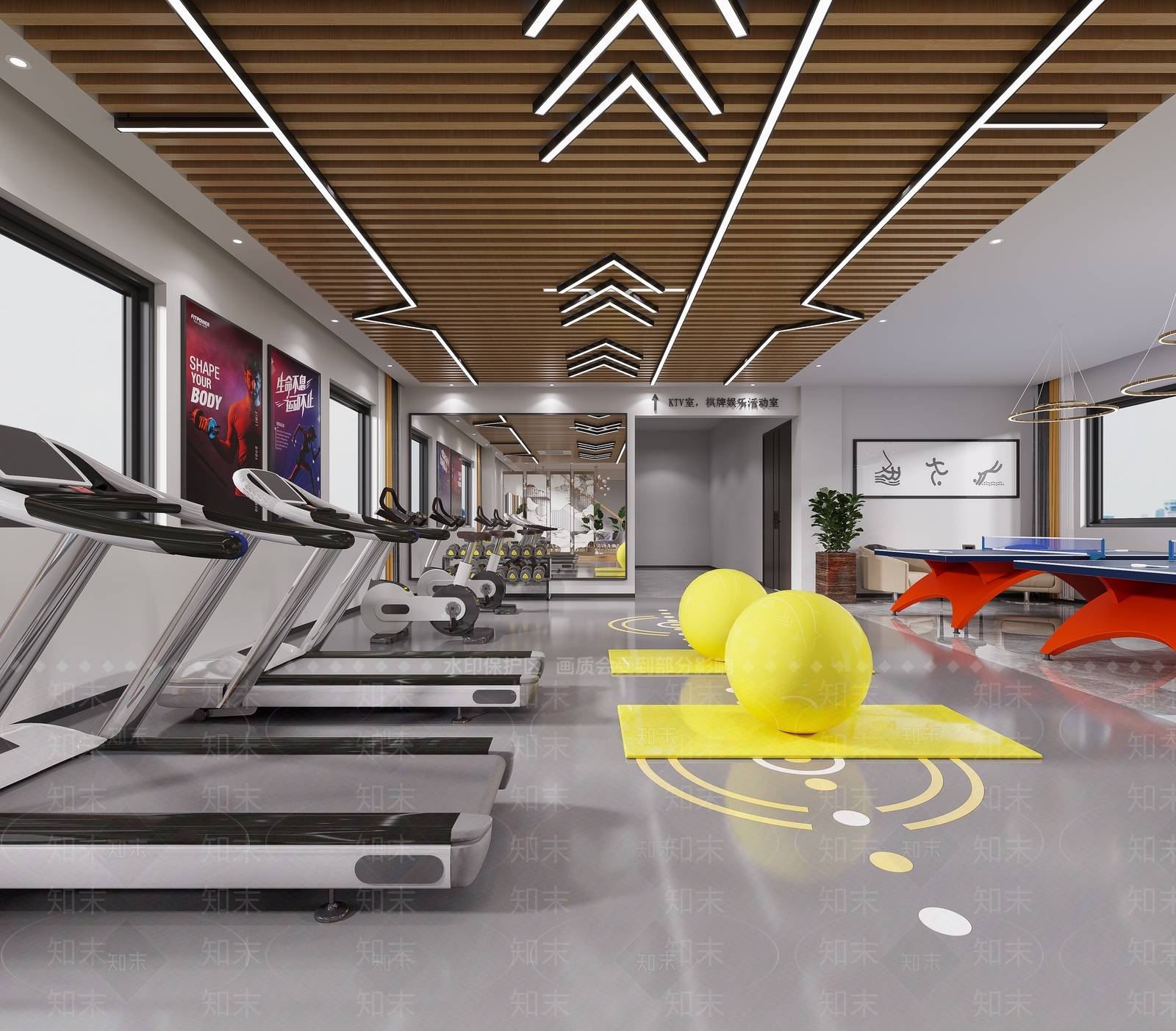 现代活动中心3D模型下载【ID:1131596745】