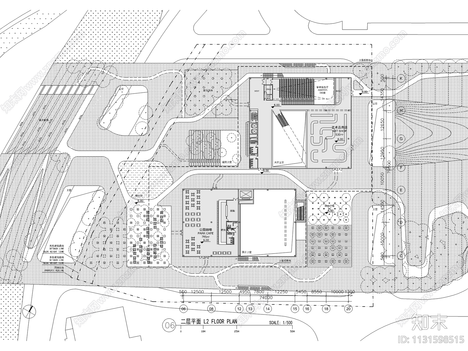 浦东新区美术馆建筑施工图下载【ID:1131598515】