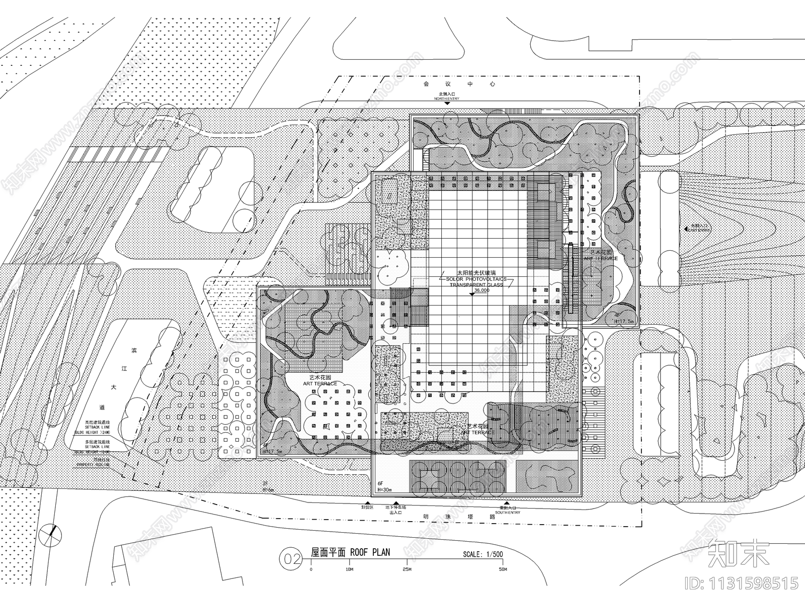 浦东新区美术馆建筑施工图下载【ID:1131598515】