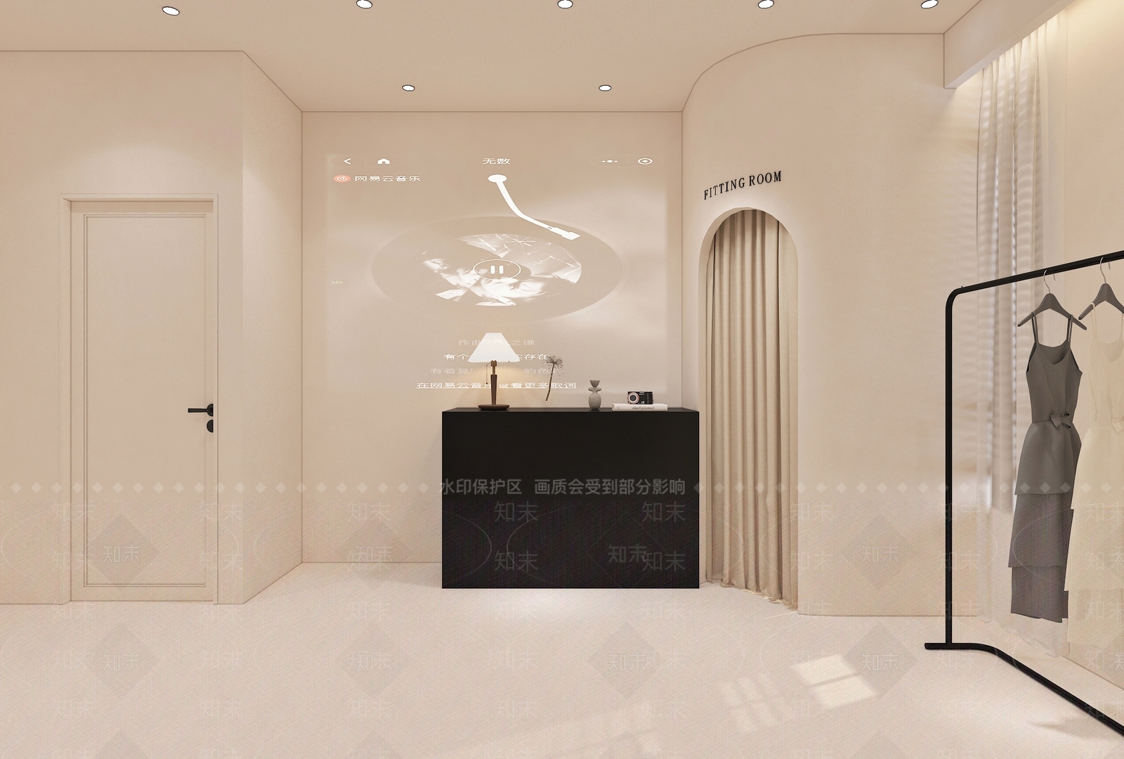 现代女装店3D模型下载【ID:1131602874】