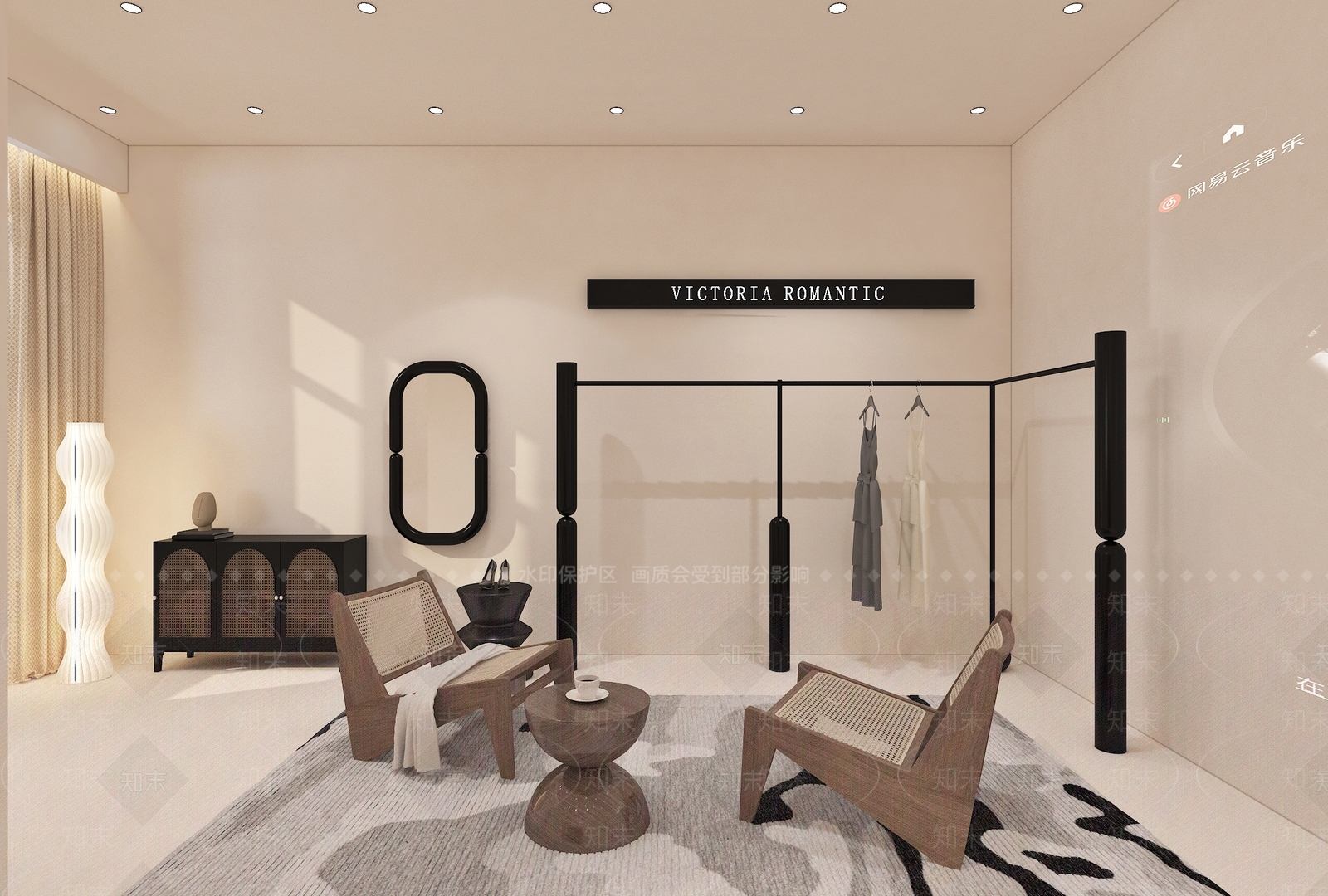 现代女装店3D模型下载【ID:1131602874】