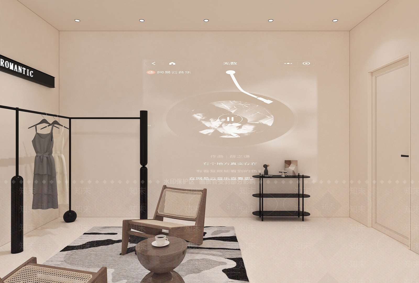 现代女装店3D模型下载【ID:1131602874】