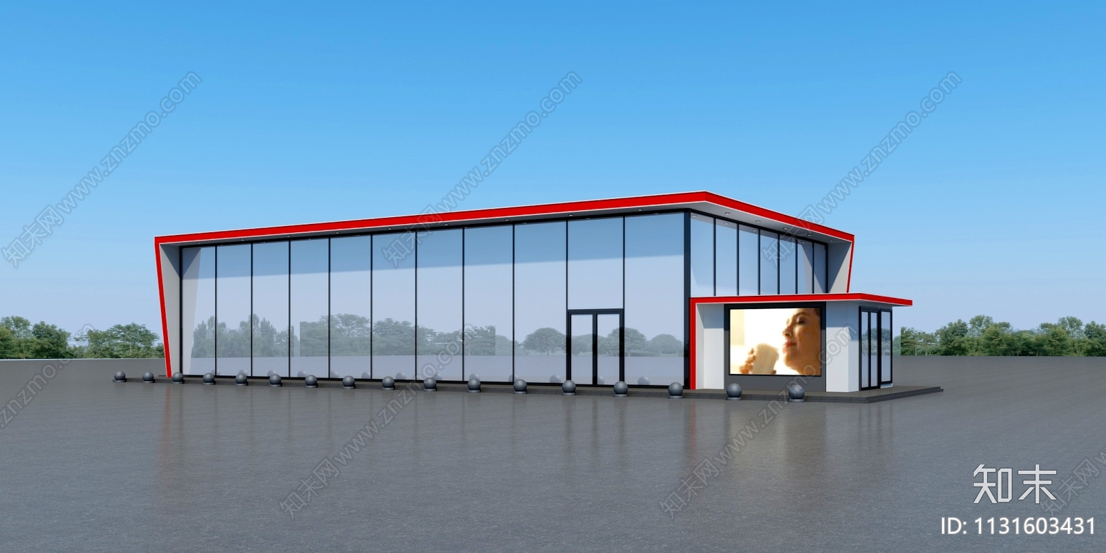易倢便利店效果图cad施工图下载【ID:1131603431】