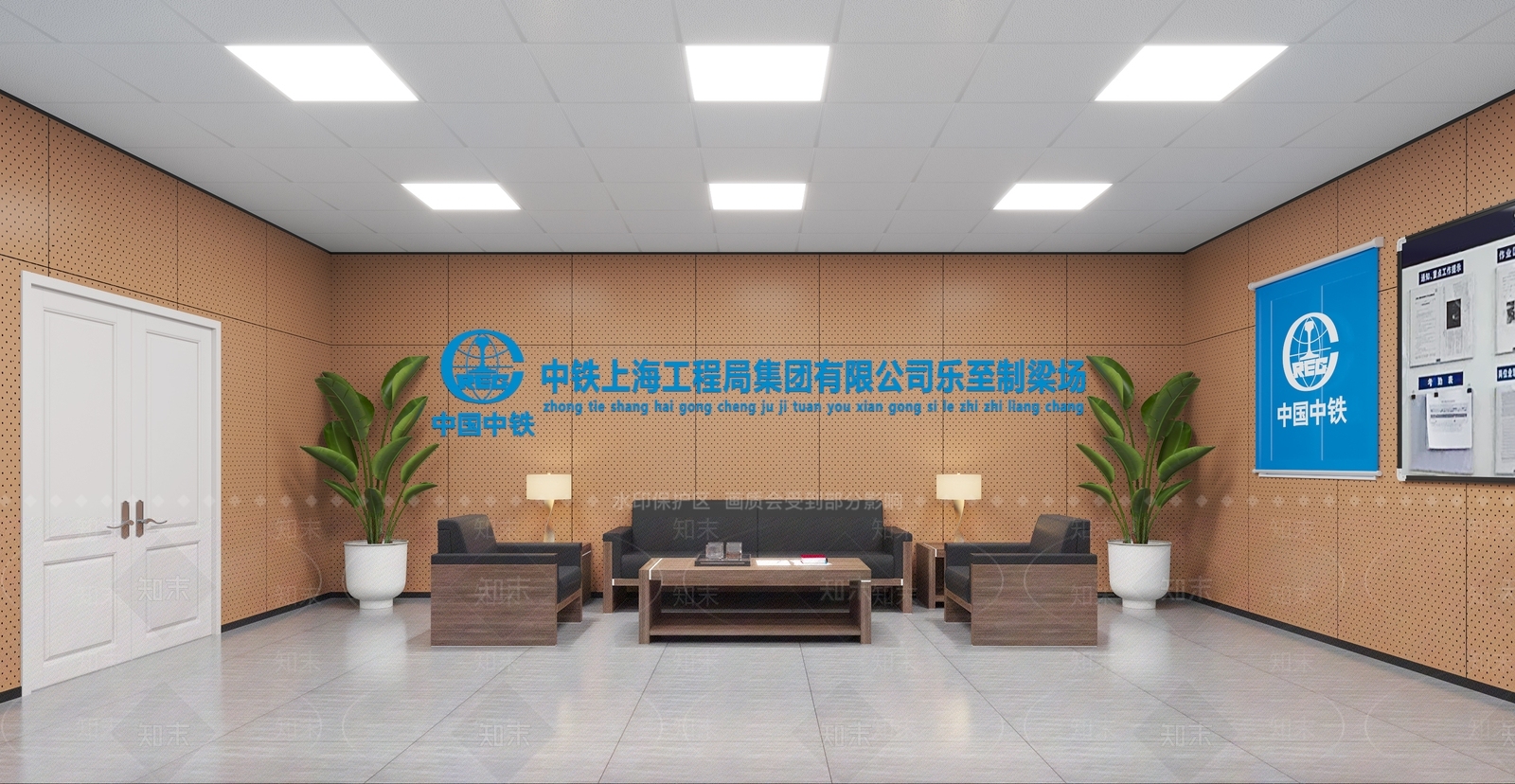 现代监控室3D模型下载【ID:1131609456】