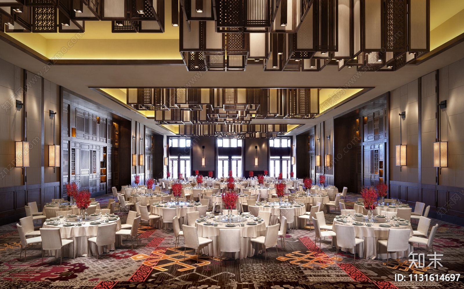 金茂君悦民宿效果图施工图下载【ID:1131614697】