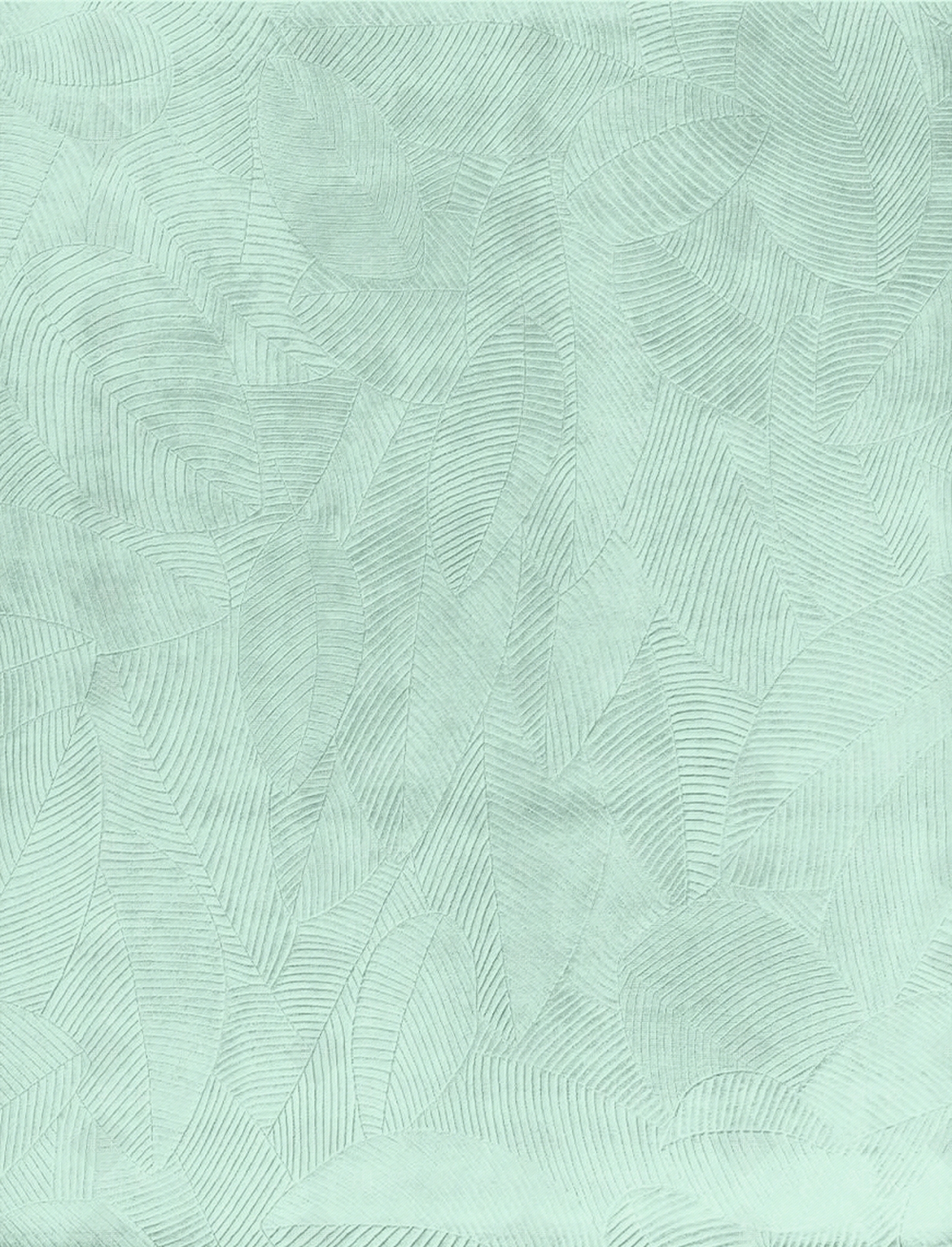 浅绿色立体树叶凹凸肌理墙面贴图下载【ID:1131618452】