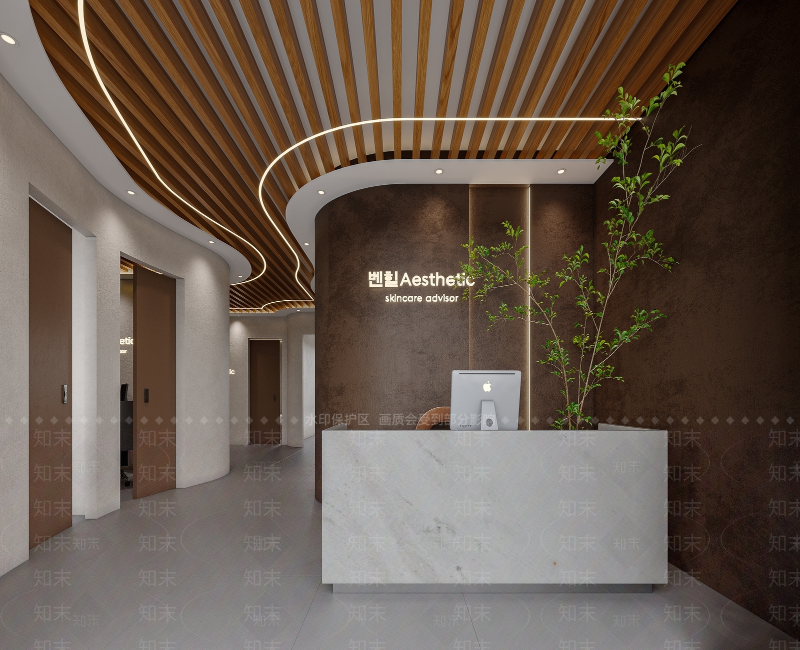 现代美容院3D模型下载【ID:1131632495】