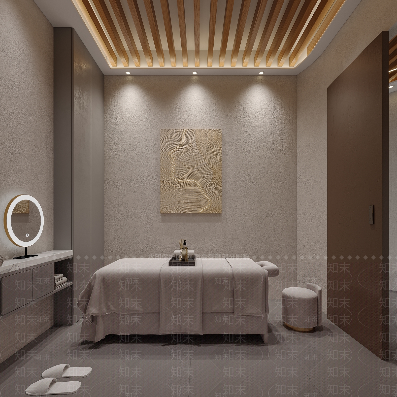 现代美容院3D模型下载【ID:1131632495】