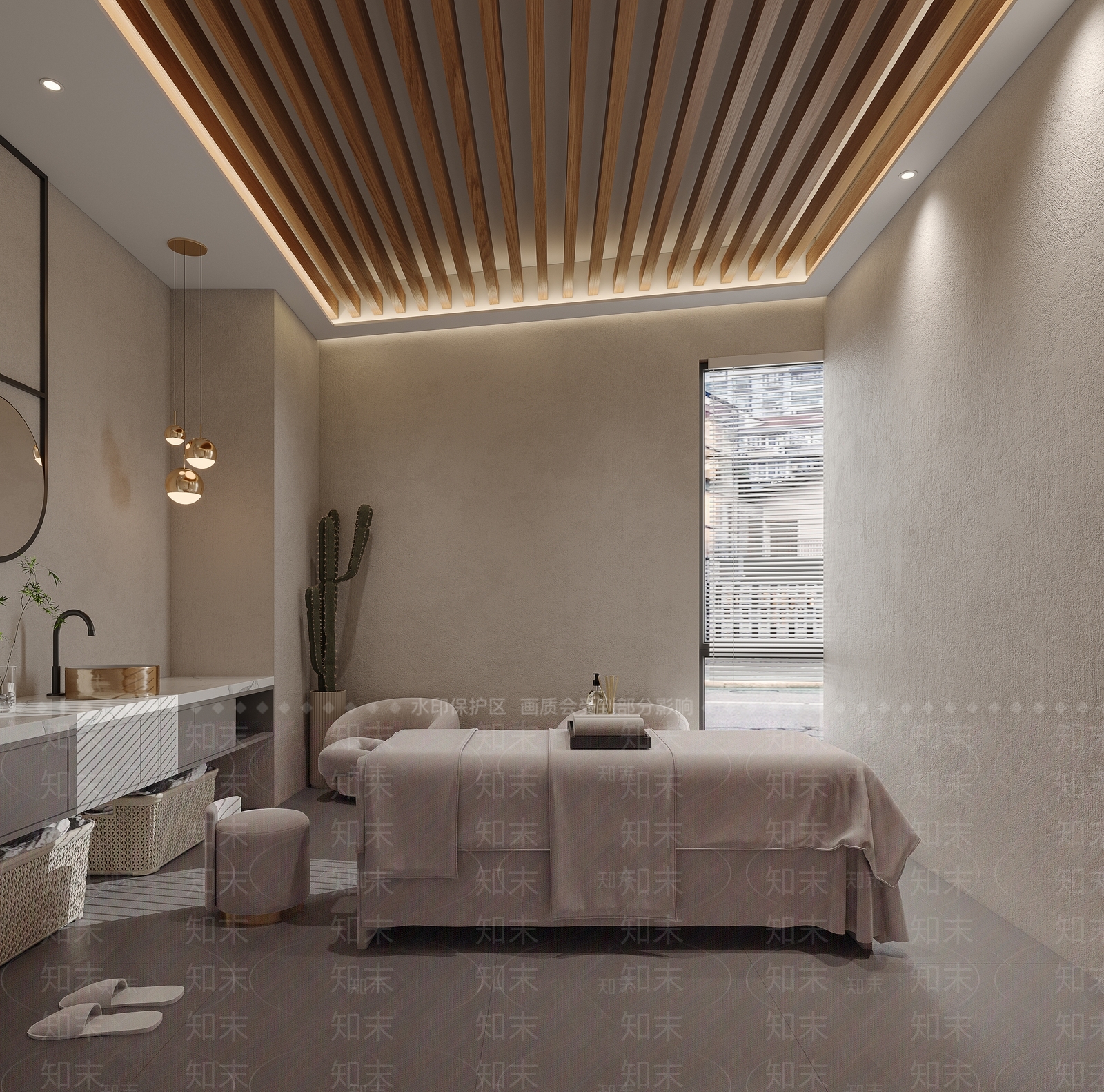 现代美容院3D模型下载【ID:1131632495】