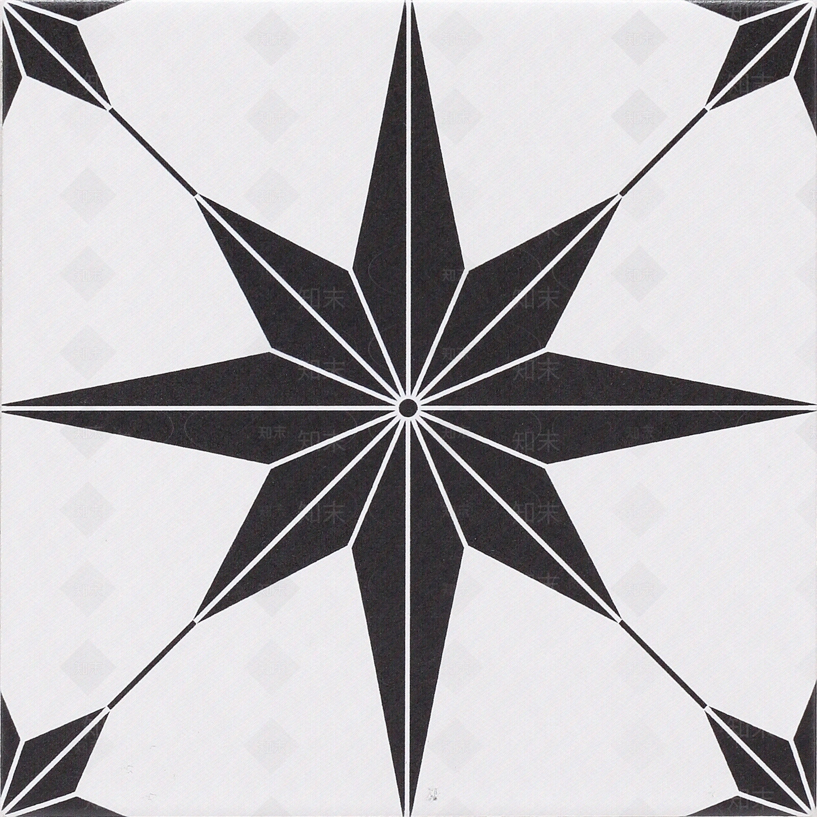 简色现代黑白线条花砖贴图下载【ID:1131822317】