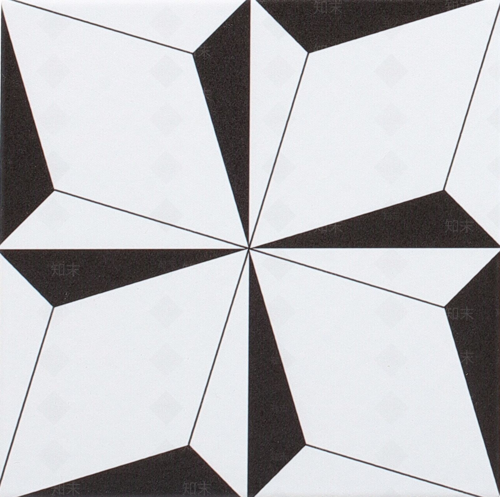 简色现代黑白线条花砖贴图下载【ID:1131823332】