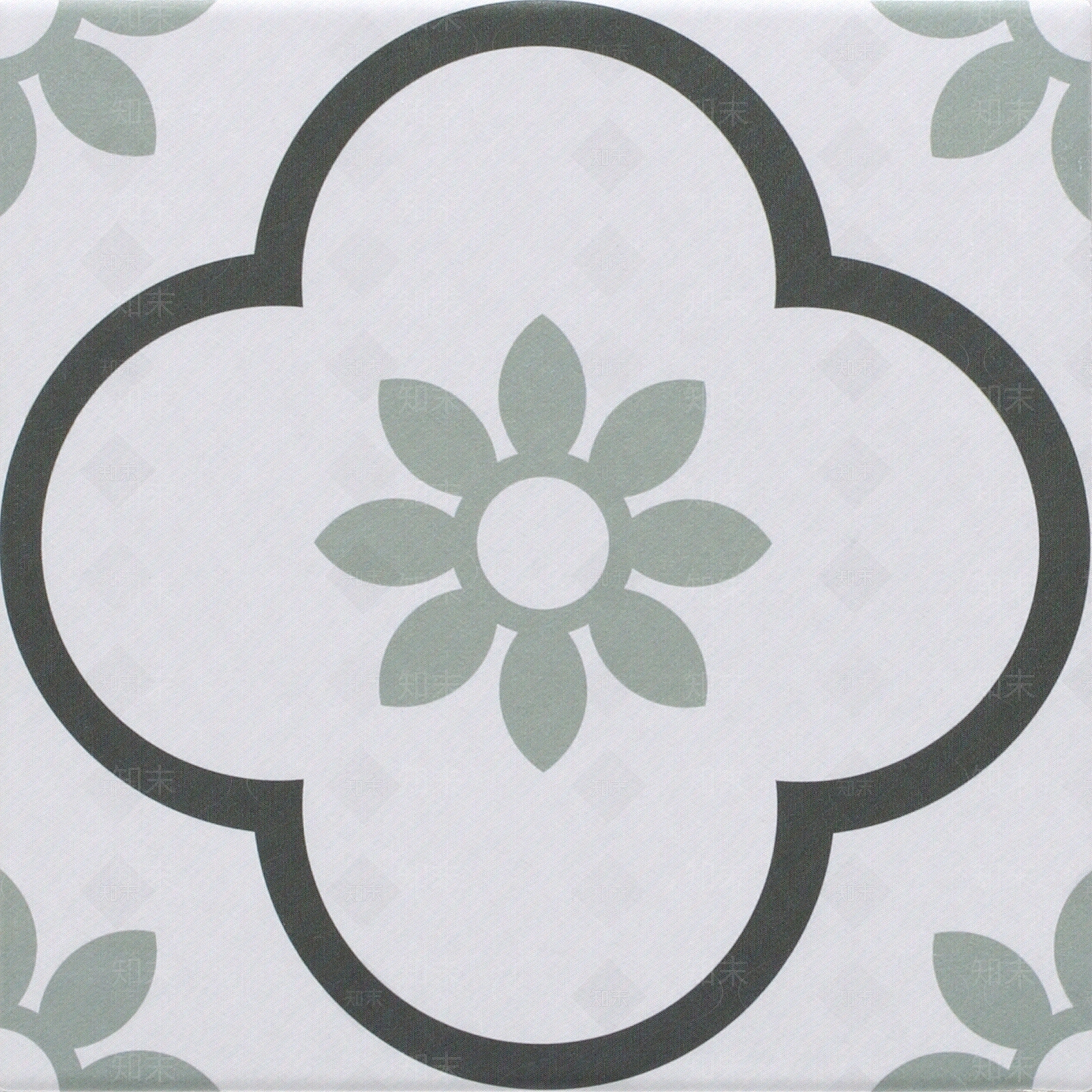 简色现代绿色线条花砖贴图下载【ID:1131840717】