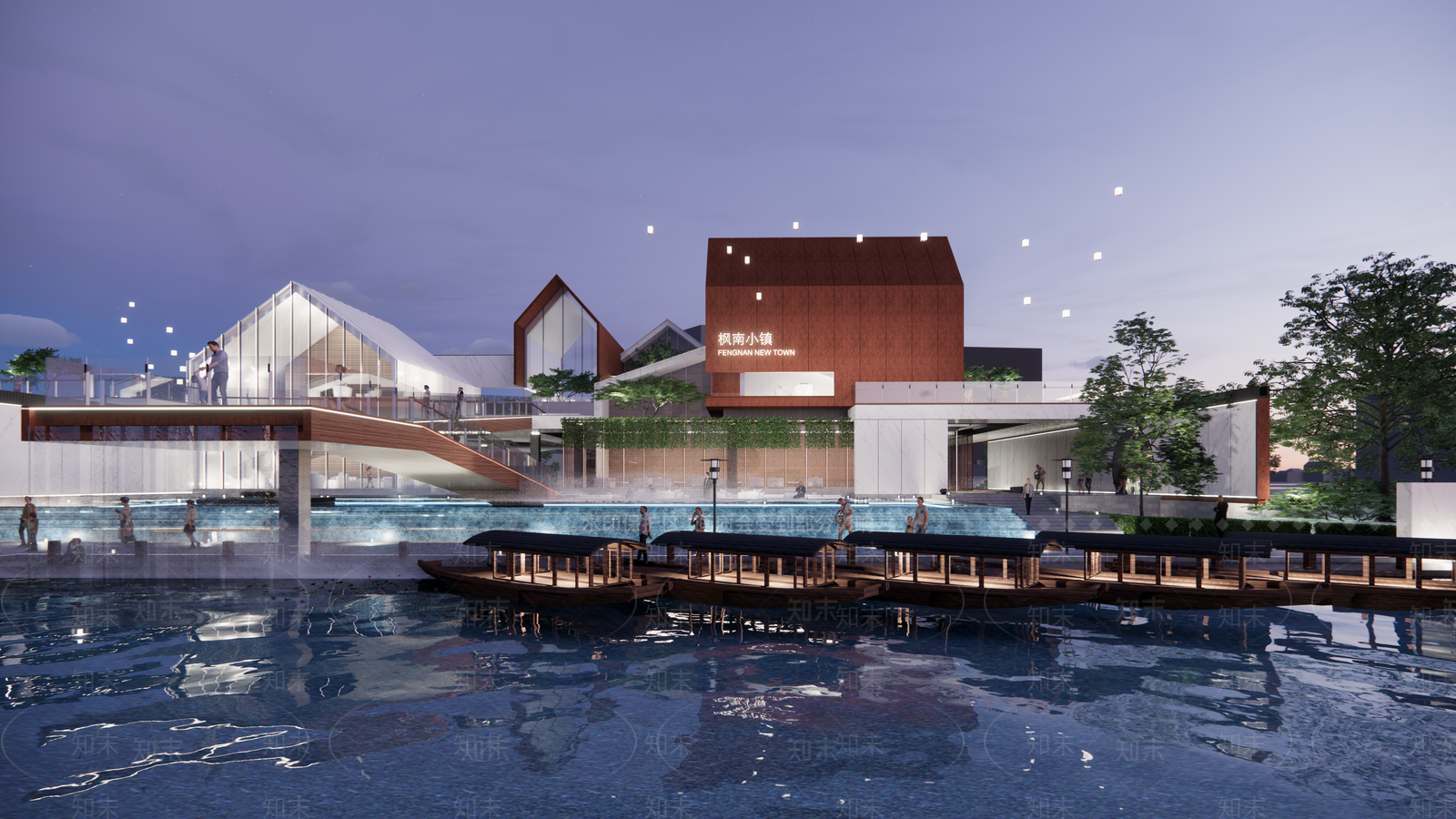 售楼处建筑SU模型精品下载_SketchUp模型_知末网
