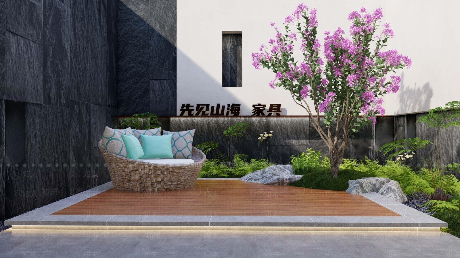 现代户外沙发SU模型下载【ID:1131640325】