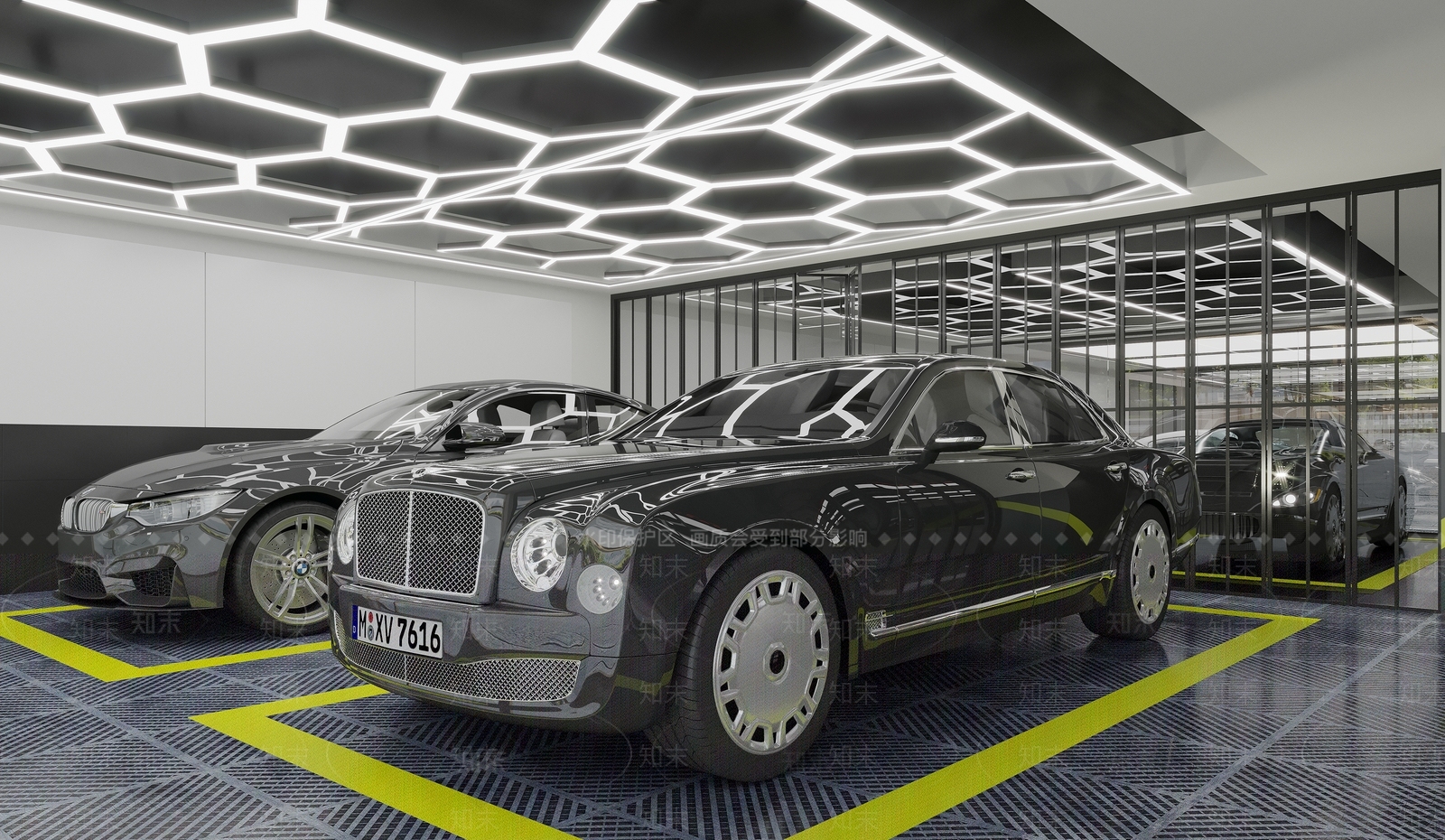 现代汽修车店3D模型下载【ID:1131691219】