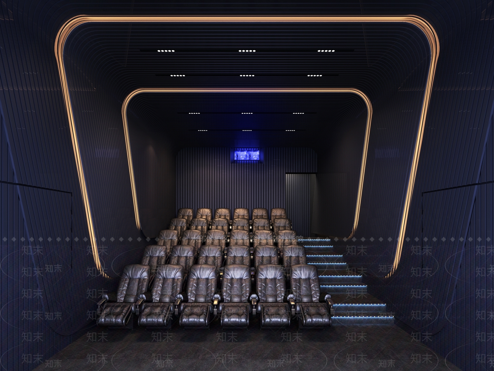 现代VIP影厅3D模型下载【ID:1131645402】