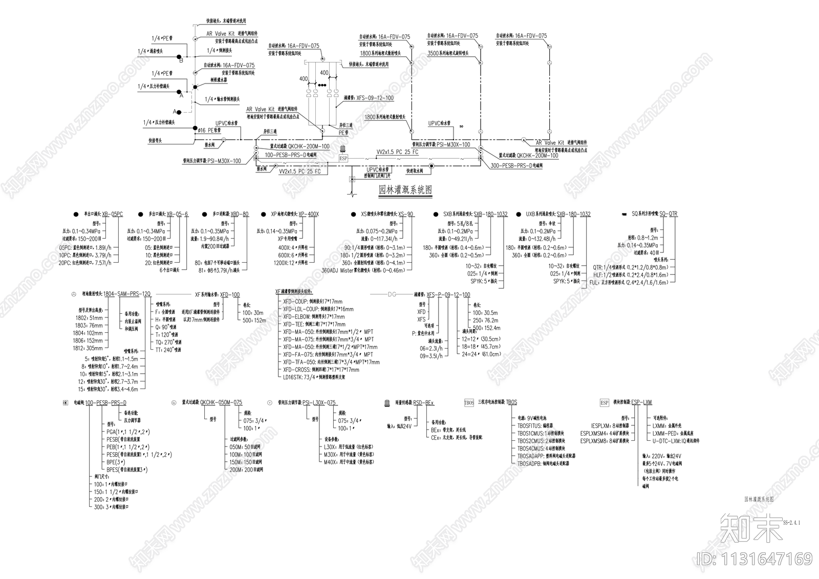 园林灌溉系统施工图下载【ID:1131647169】