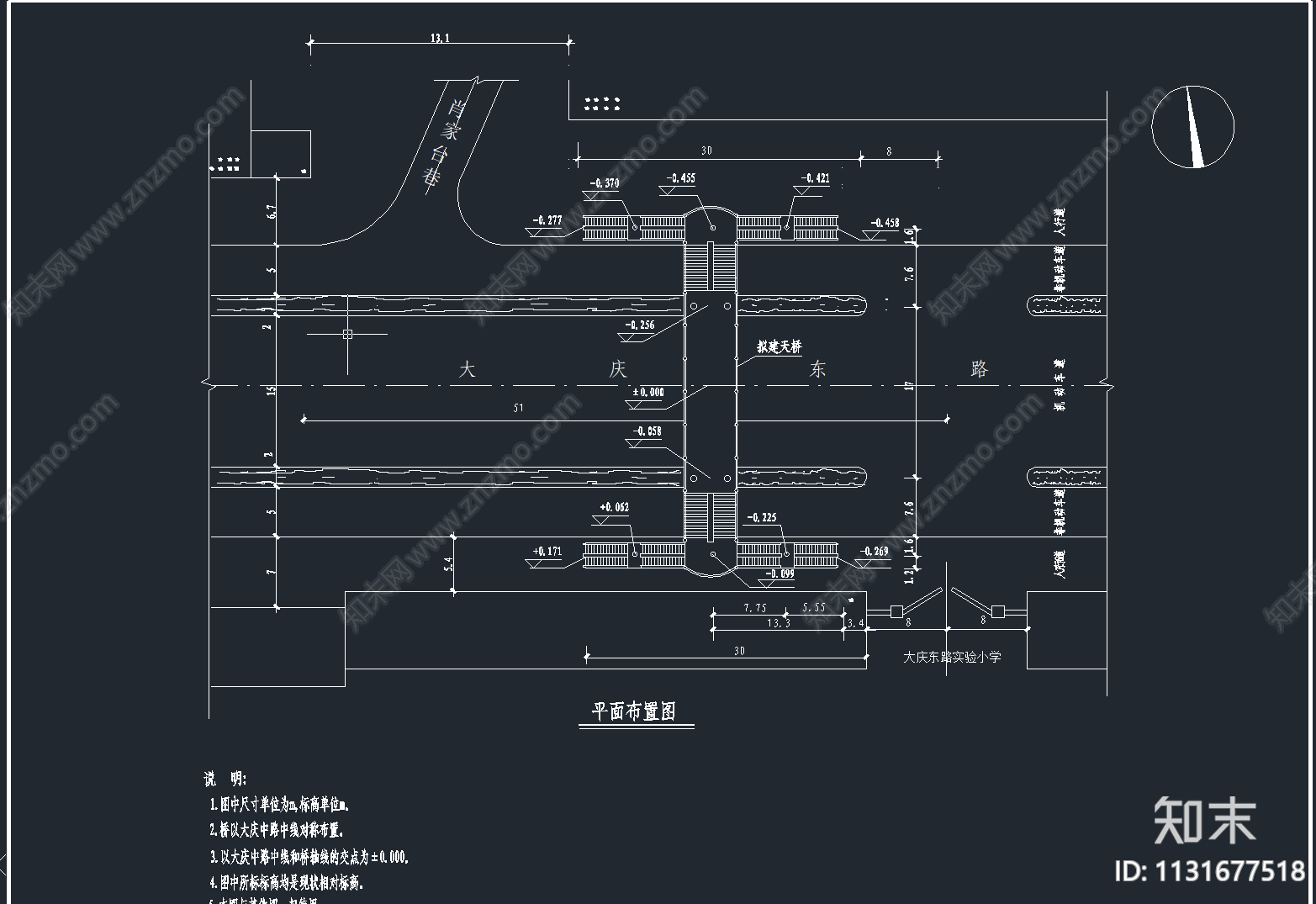 钢箱梁过街天桥全套施工图下载【ID:1131677518】