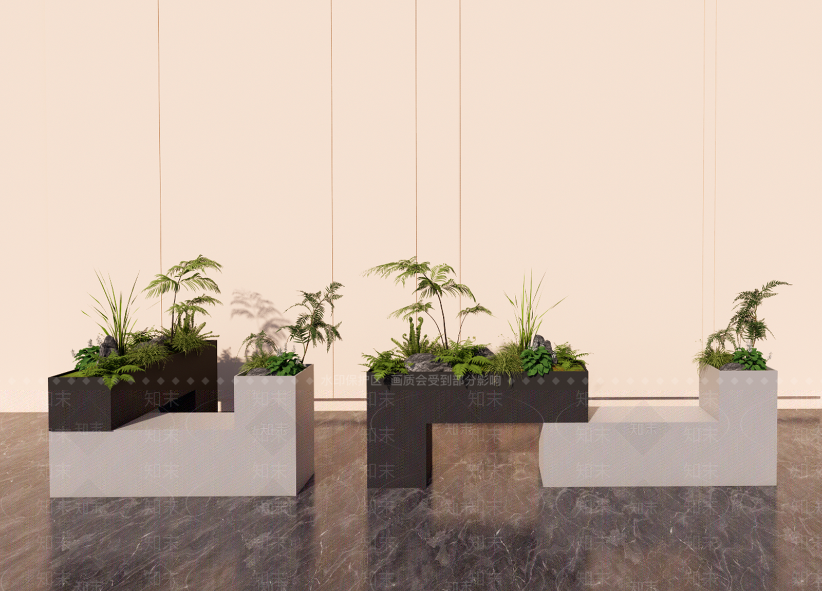 植物移动花箱组合SU模型下载【ID:1131681994】