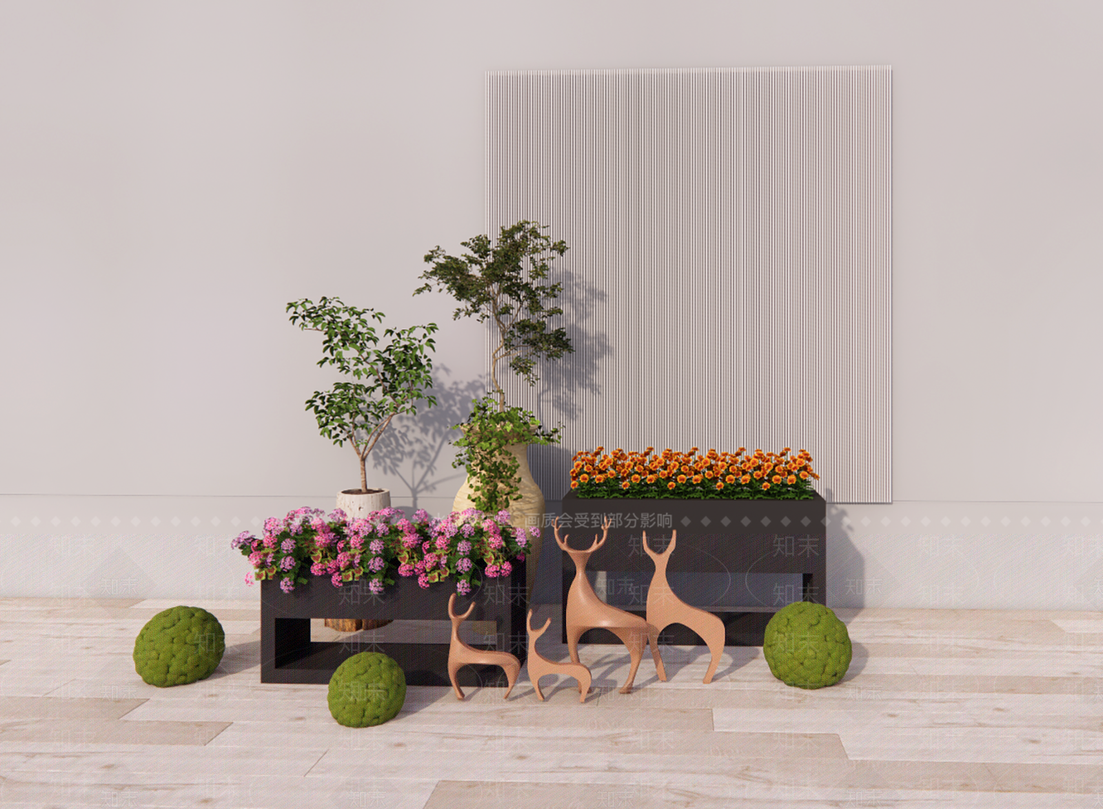 植物移动花箱SU模型下载【ID:1131688538】