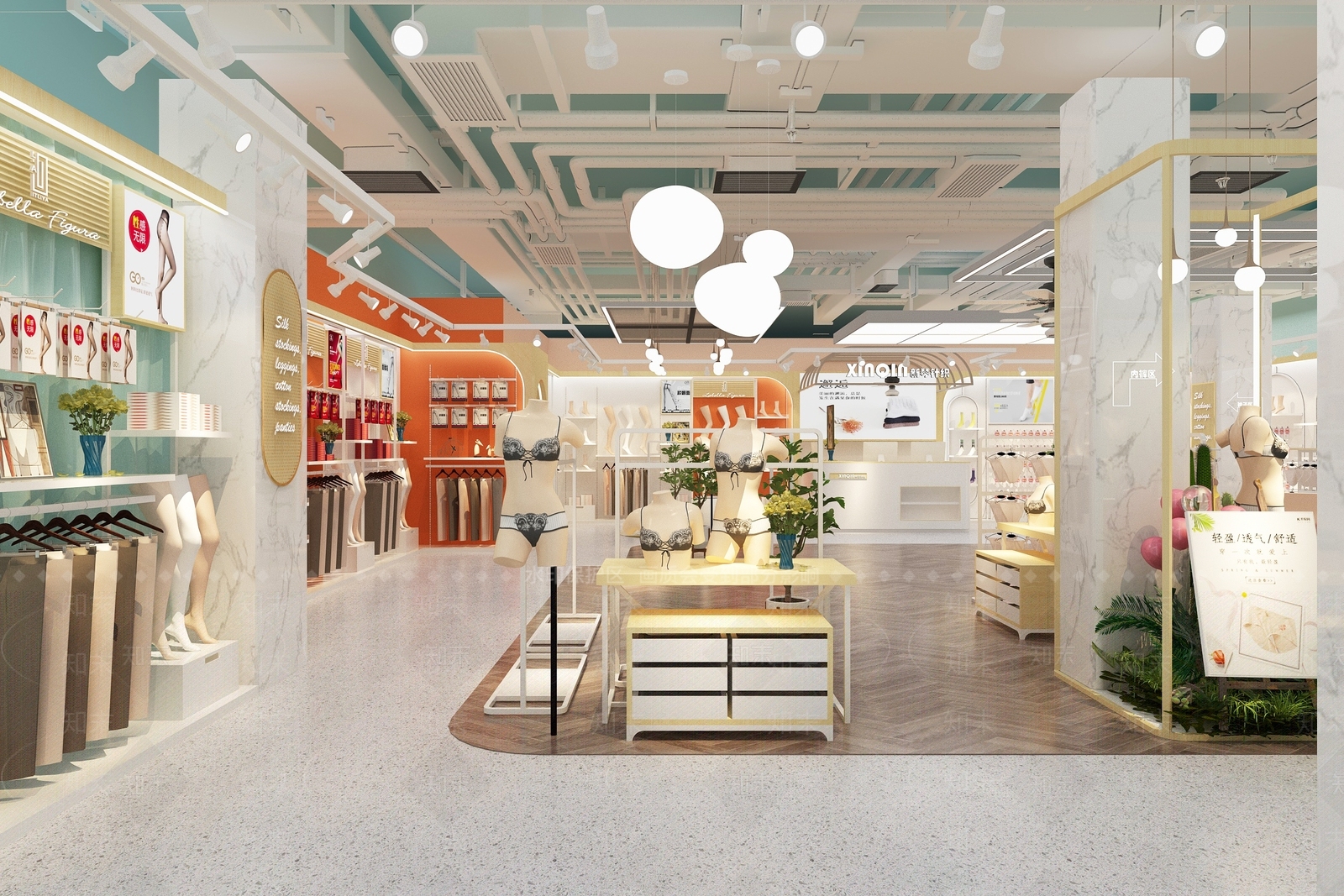 现代内衣店3D模型下载【ID:1131700653】