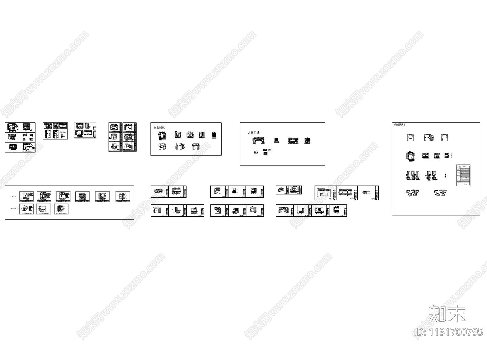 20套橱柜设计施工图下载【ID:1131700795】