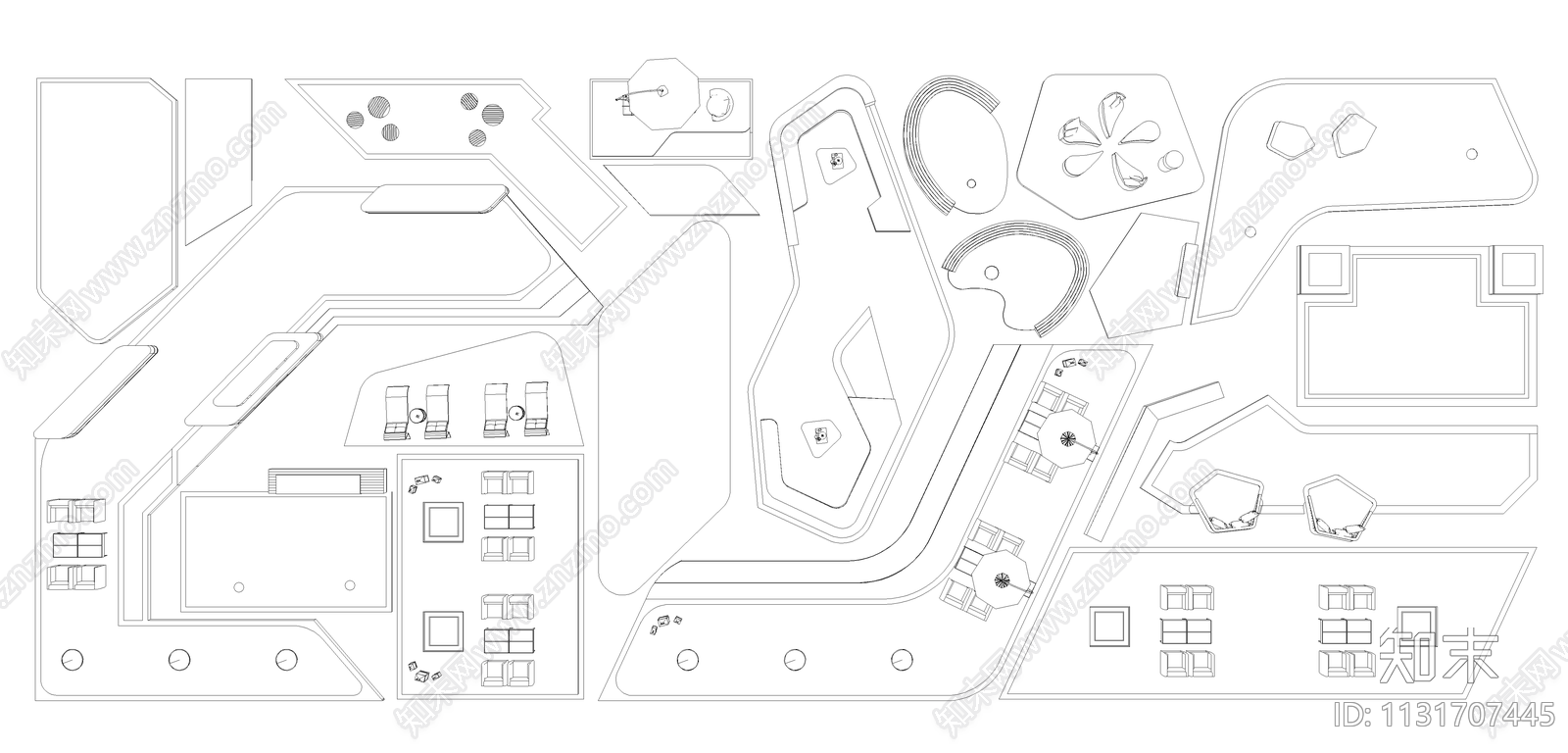 户外木平台施工图下载【ID:1131707445】