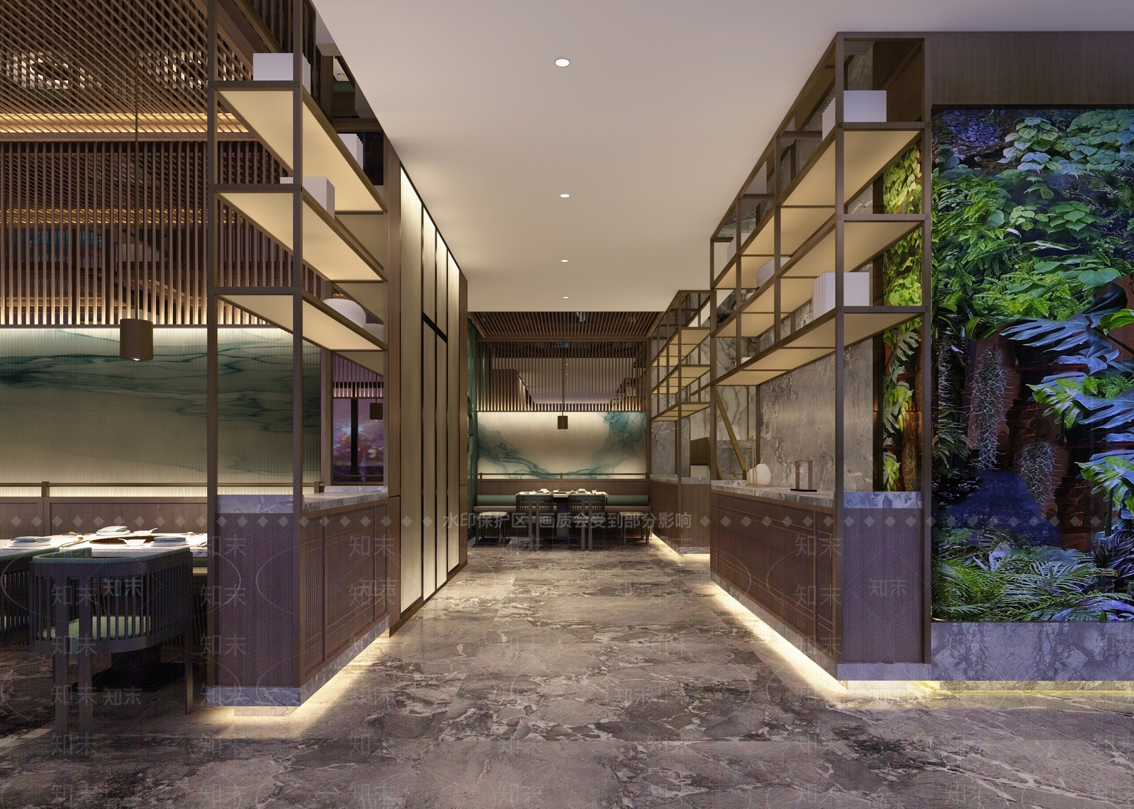 新中式火锅店3D模型下载【ID:1131710522】