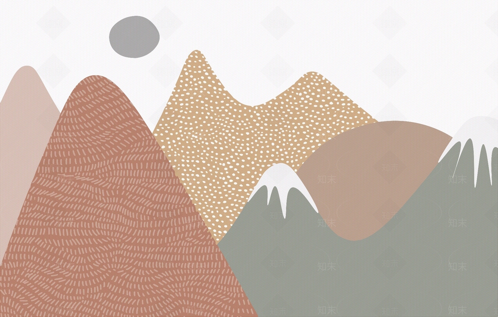 现代卡通儿童风景壁画贴图下载【ID:1131715106】