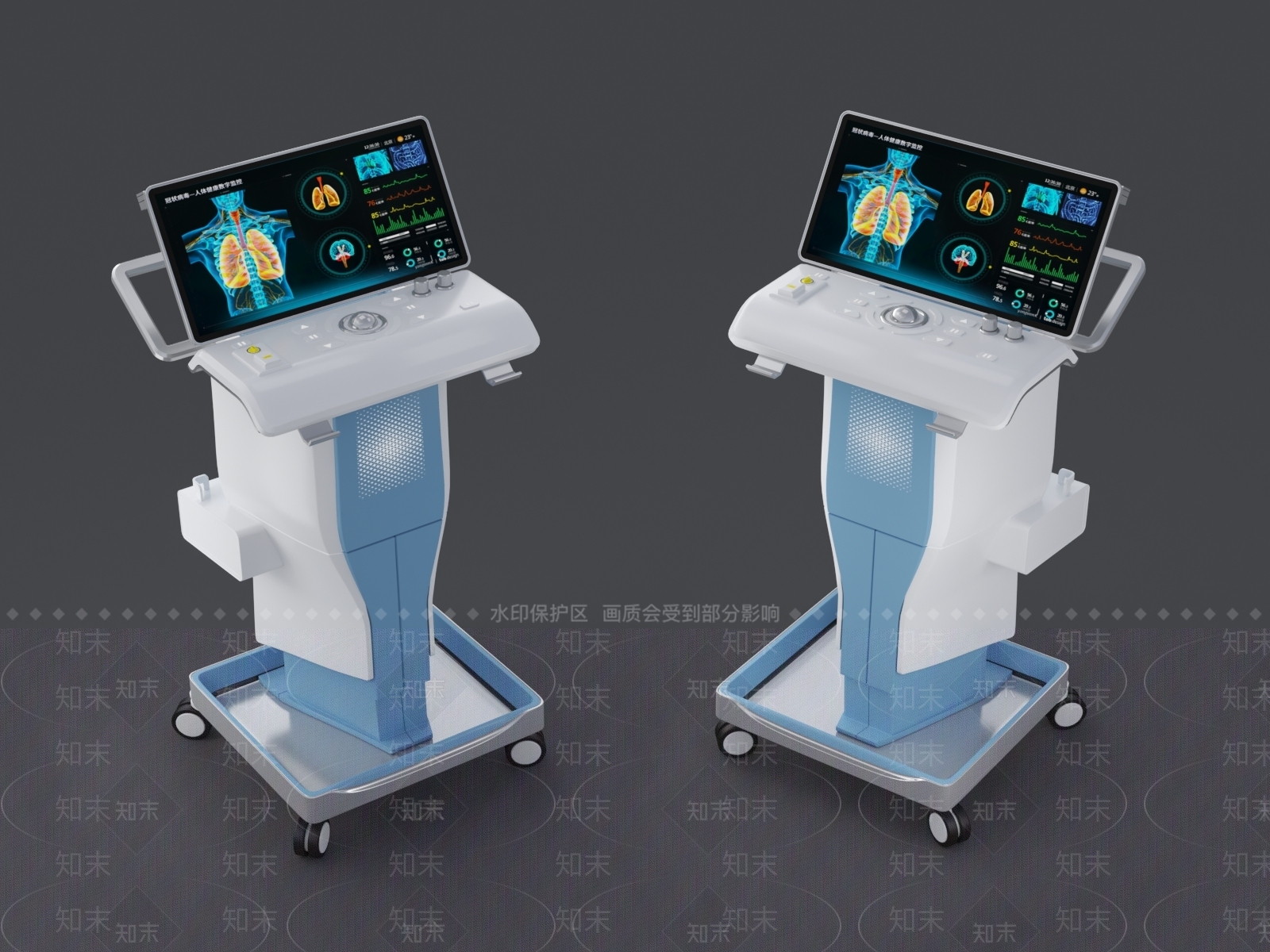 现代医疗器材设备3D模型下载【ID:1131748250】