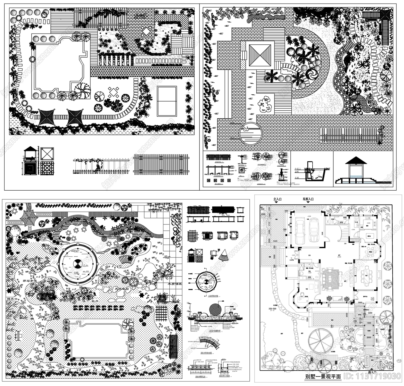 屋顶花园平面布置图施工图下载【ID:1131719030】