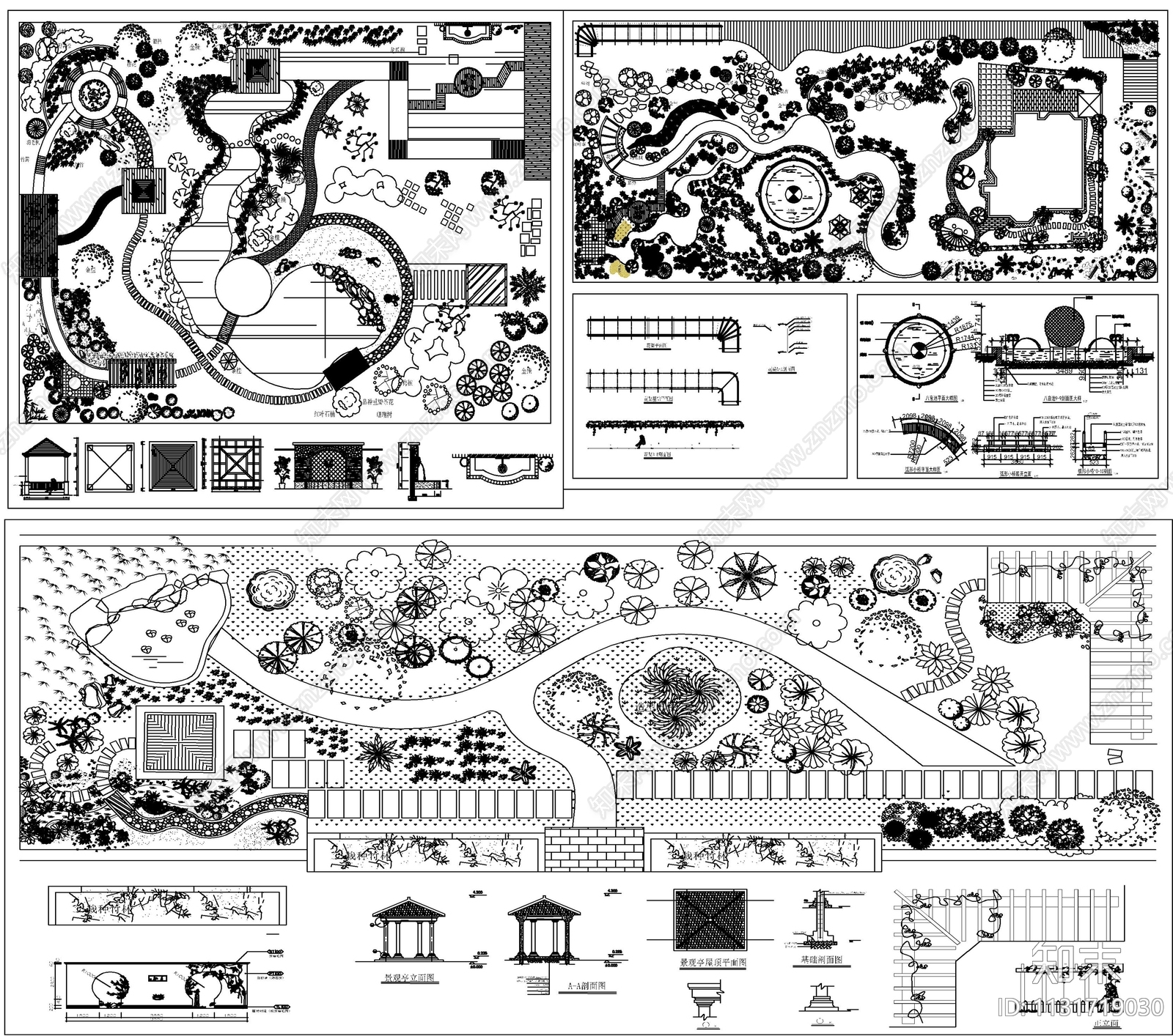 屋顶花园平面布置图施工图下载【ID:1131719030】