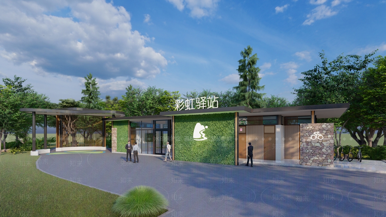 现代驿站SU模型下载【ID:1131732464】