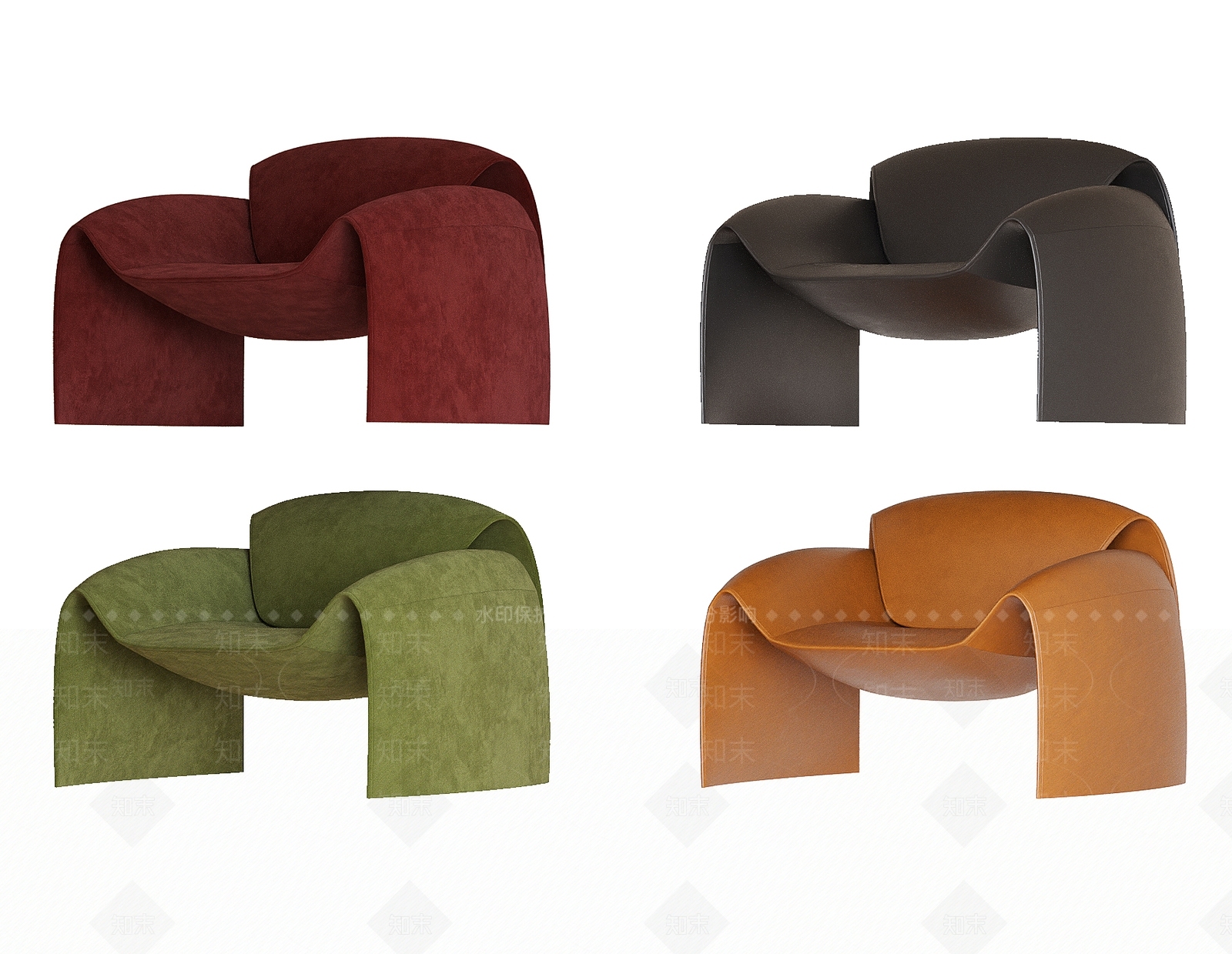 Poliform螃蟹椅3D模型下载【ID:1131746026】