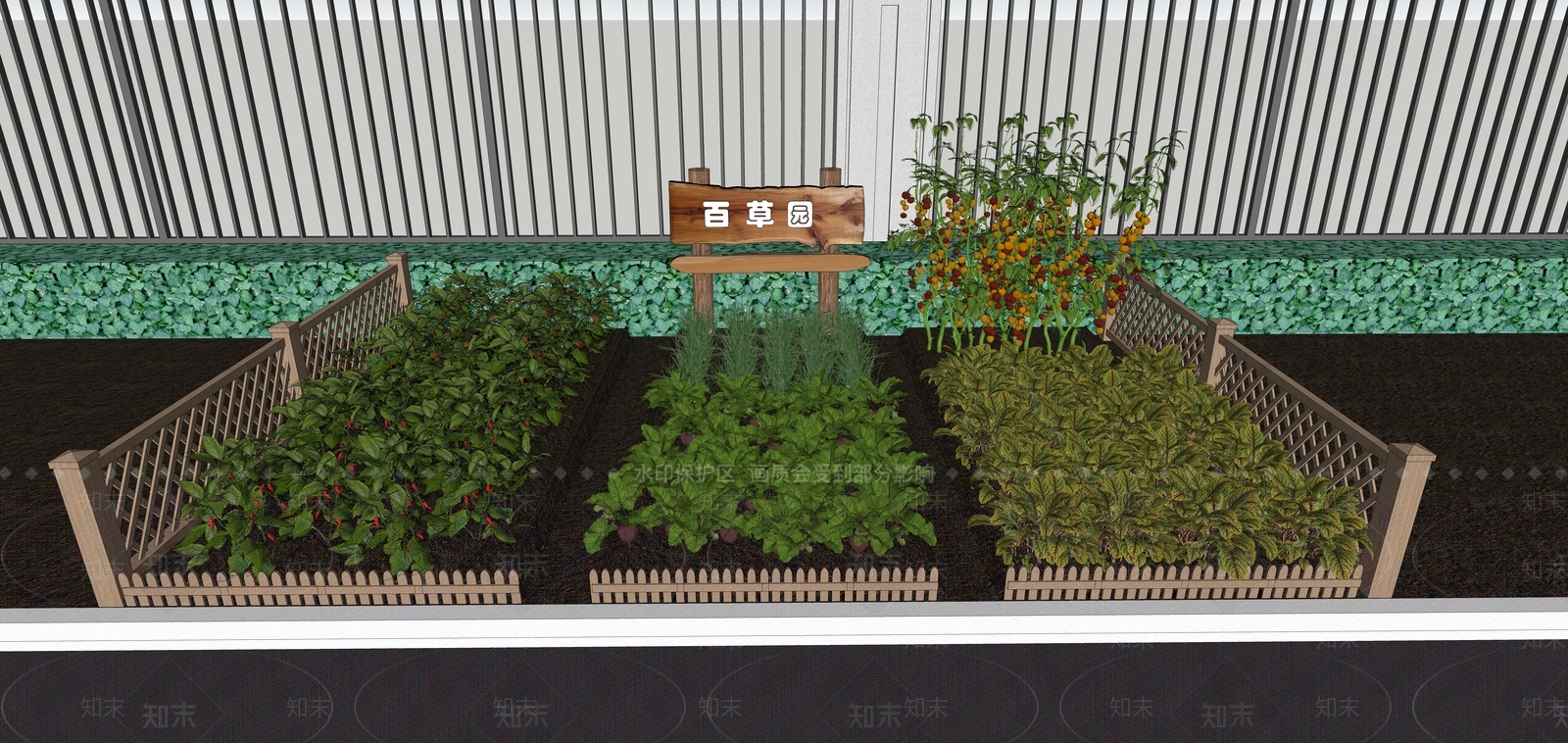 现代风格乡村庭院SU模型下载【ID:1131748295】