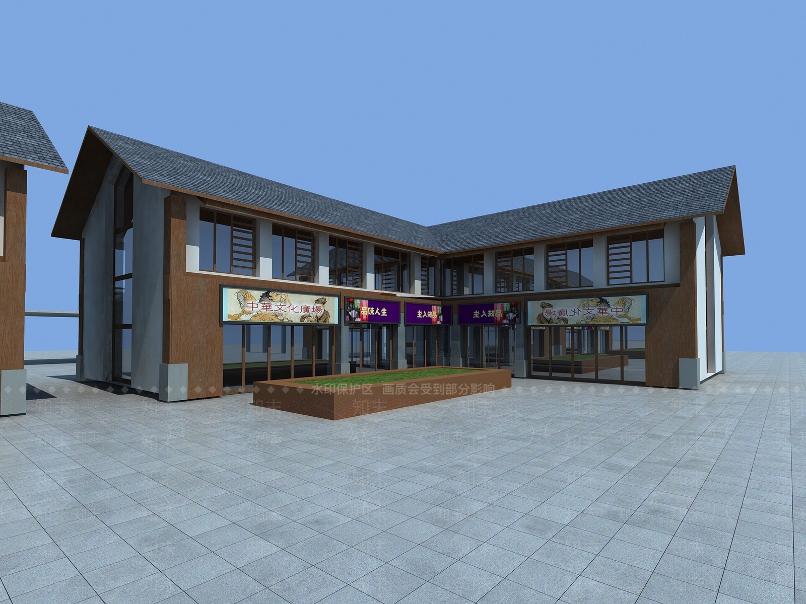 中式商店门头3D模型下载【ID:1131749069】