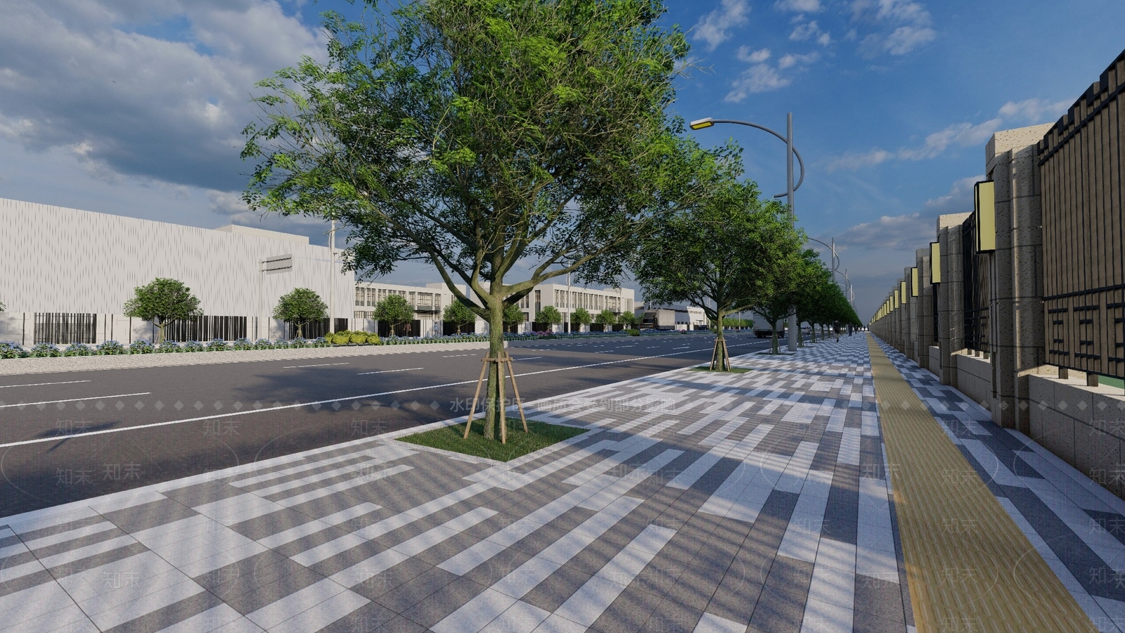 工业道路SU模型下载【ID:1131752411】