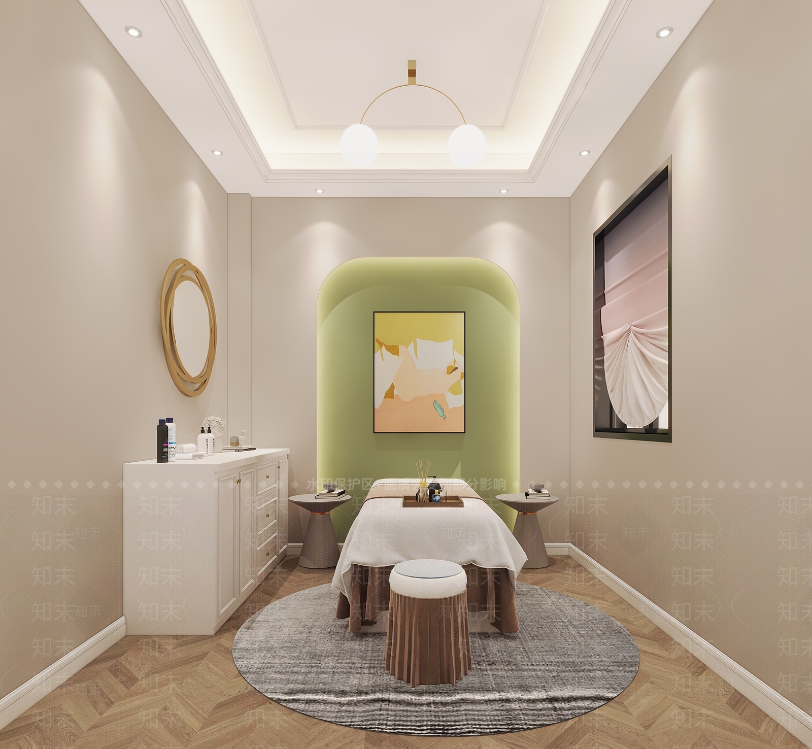 现代spa包间3D模型下载【ID:1131770084】