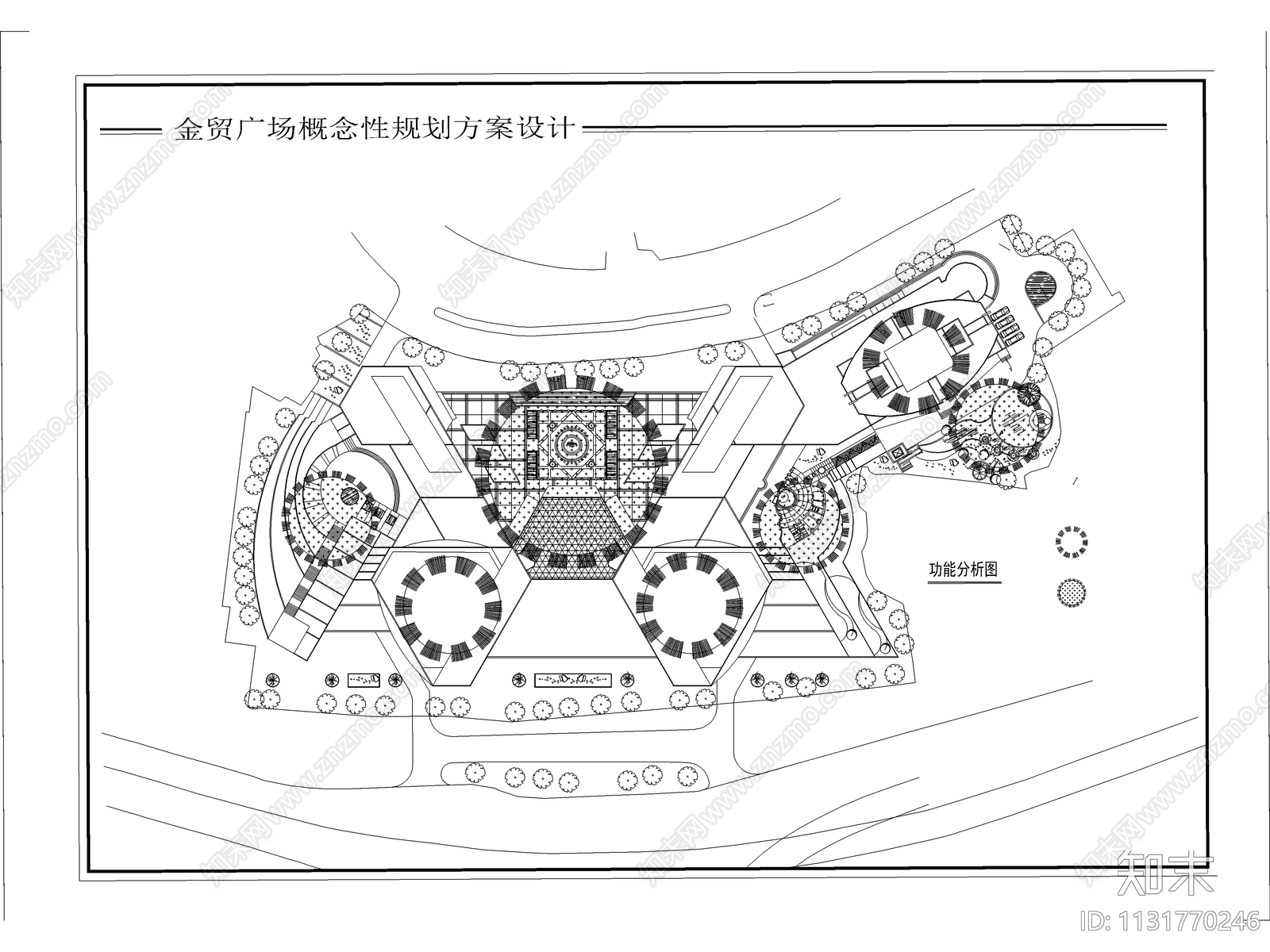 重庆金贸酒店cad施工图下载【ID:1131770246】